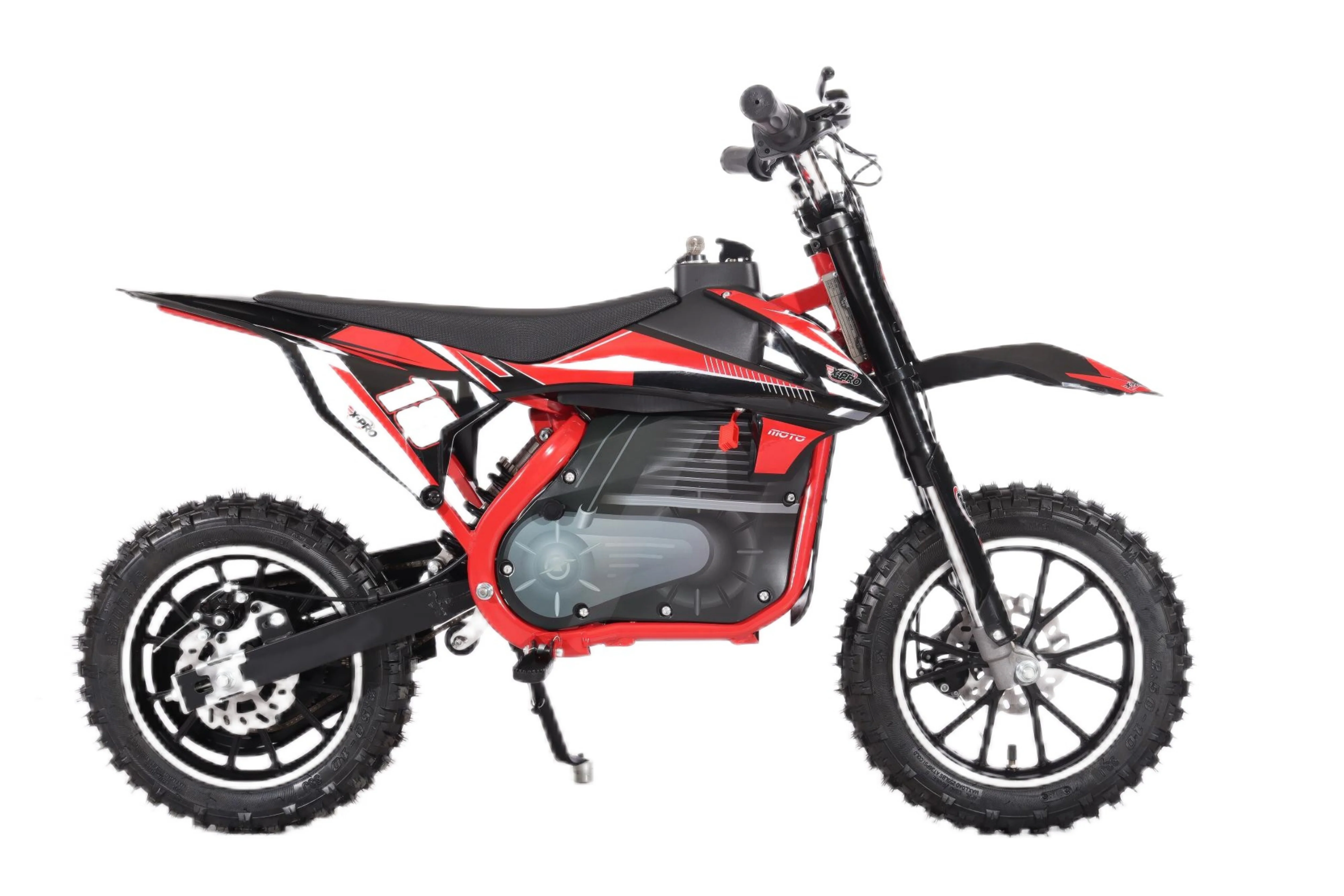 Free Shipping! X-PRO XP500E 500W 36V Electric Dirt Bike with Chain Drive! 10in Wheels! Disc Brakes! - Image 3