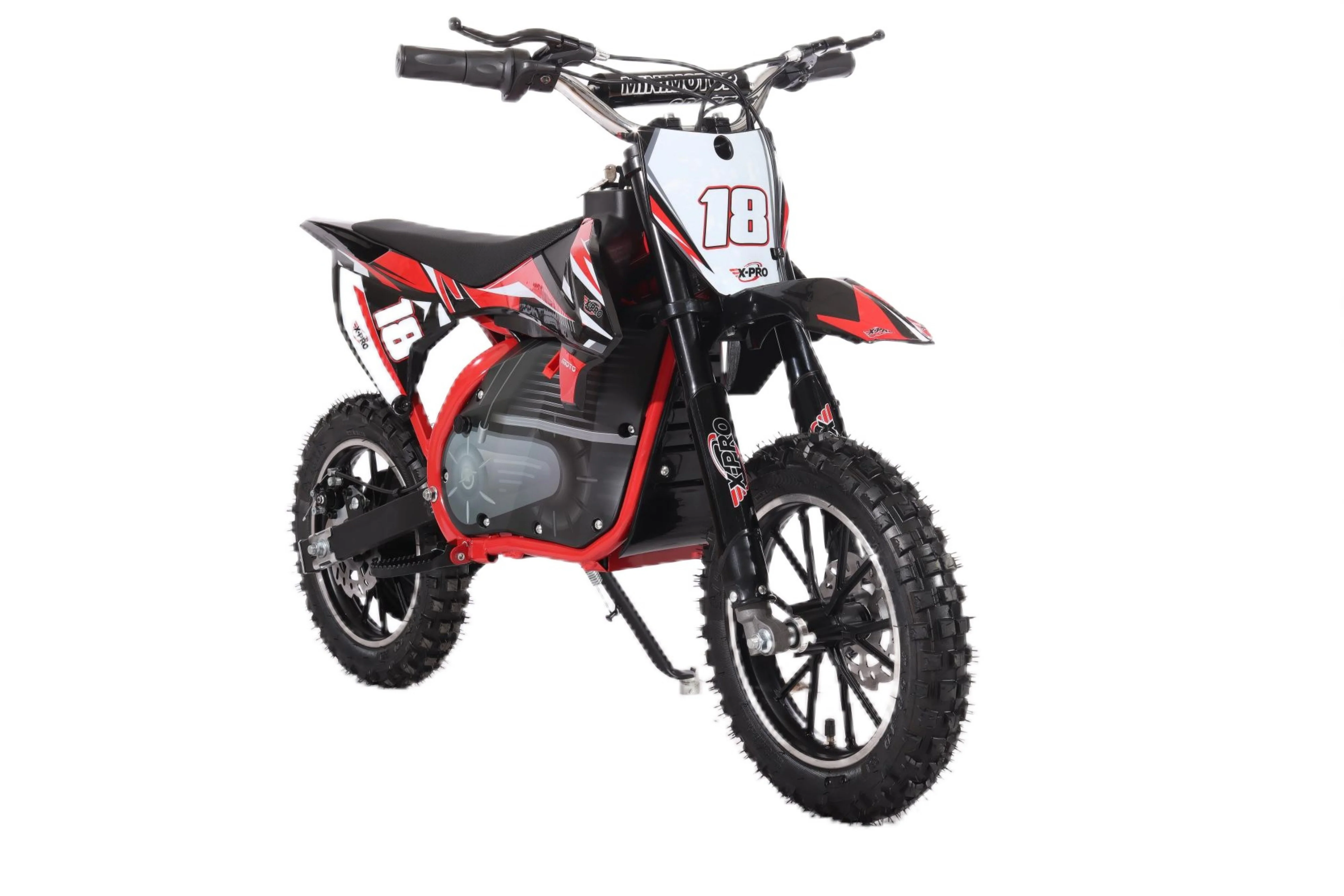 Free Shipping! X-PRO XP500E 500W 36V Electric Dirt Bike with Chain Drive! 10in Wheels! Disc Brakes! - Image 4