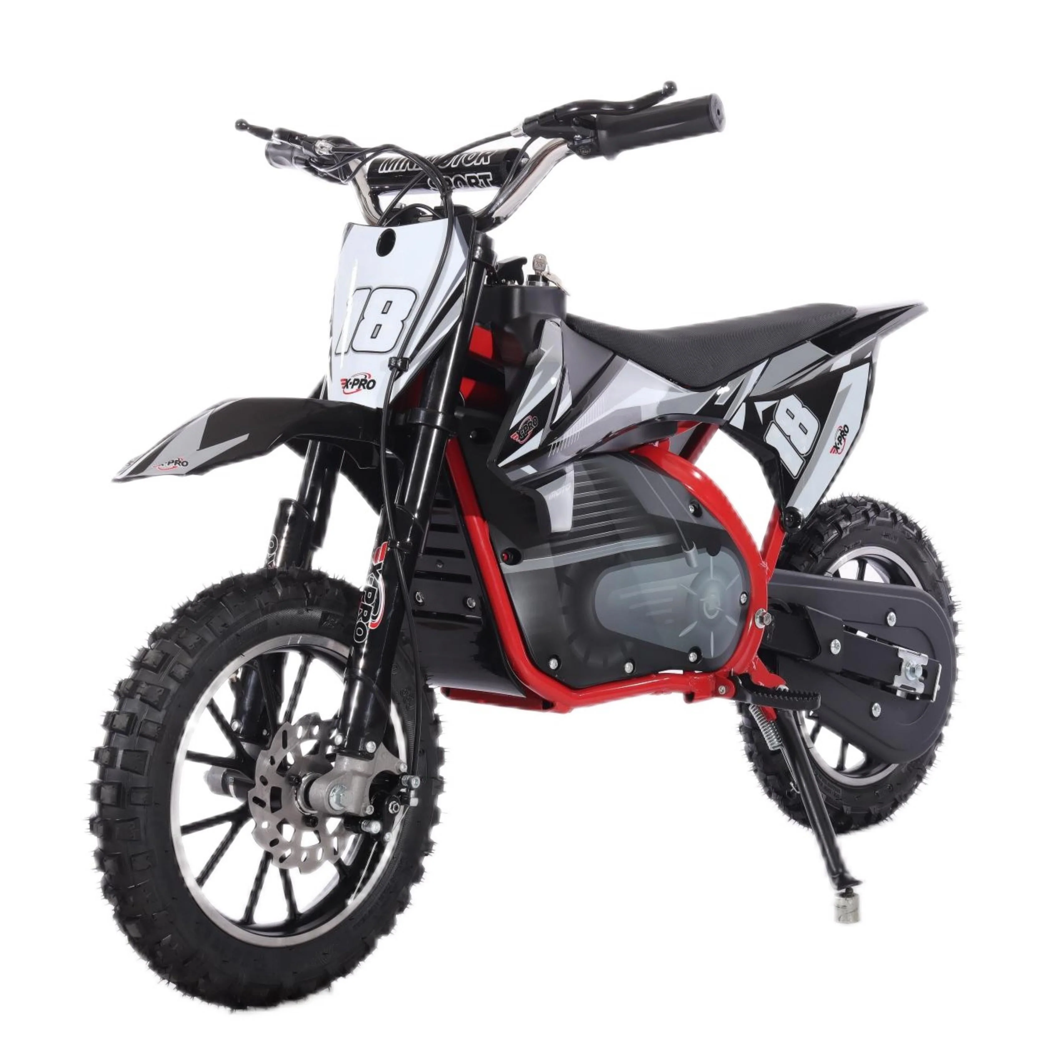 Free Shipping! X-PRO XP500E 500W 36V Electric Dirt Bike with Chain Drive! 10in Wheels! Disc Brakes! - Image 7