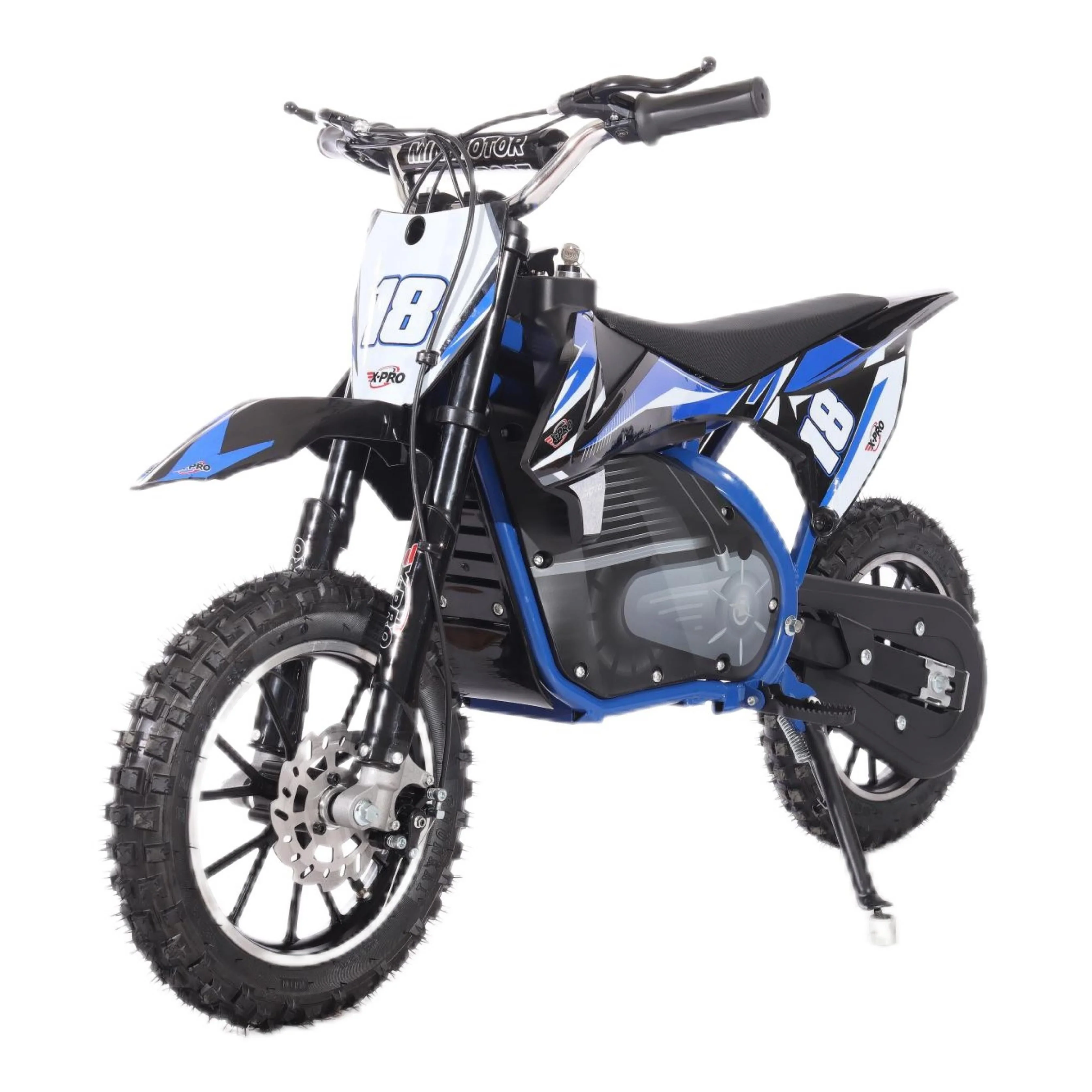 Free Shipping! X-PRO XP500E 500W 36V Electric Dirt Bike with Chain Drive! 10in Wheels! Disc Brakes! - Image 8