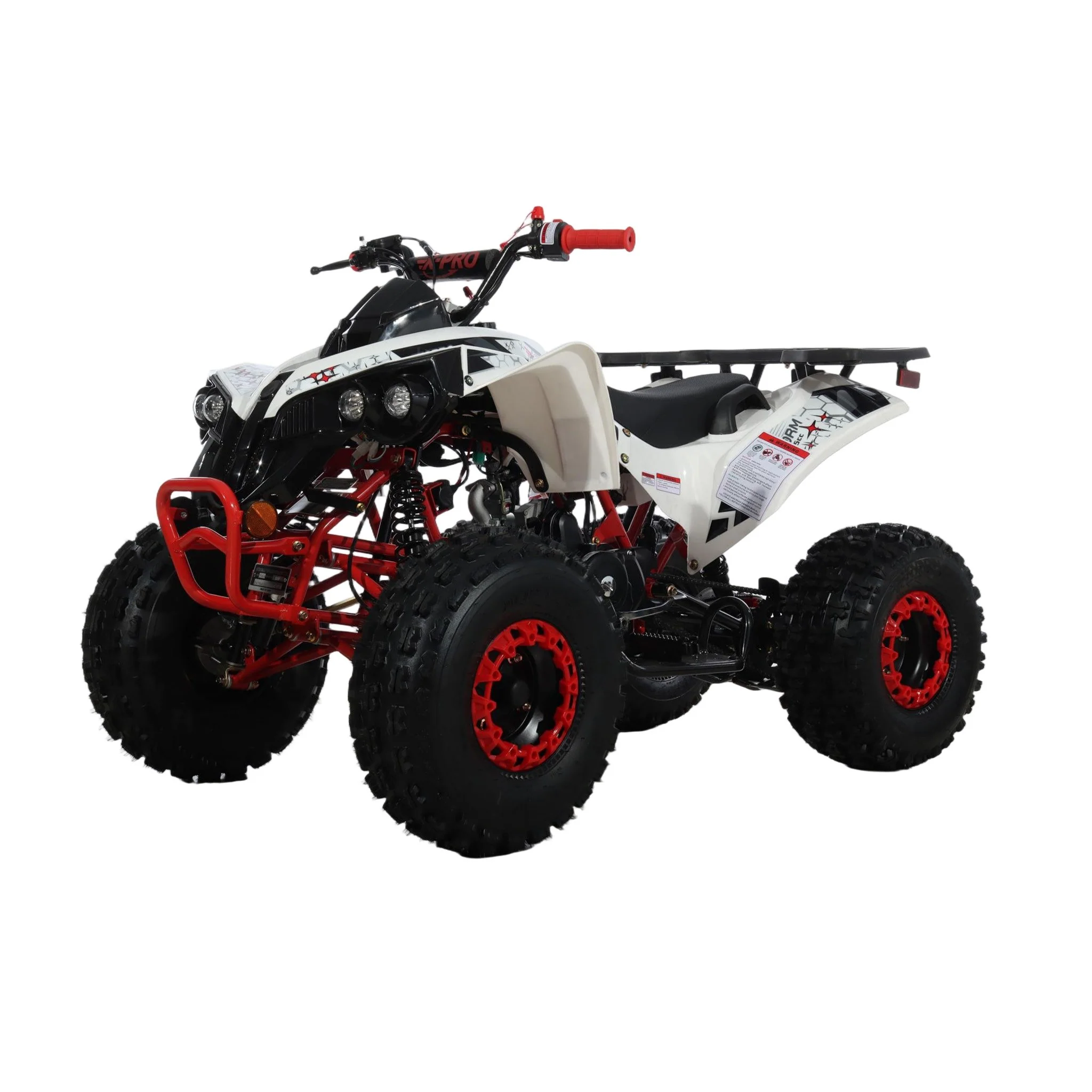 Free Shipping! X-PRO Storm 125cc ATV with Automatic Transmission w/Reverse, LED Headlights, Electric Start, Big 19in/18in Tires! - Image 12