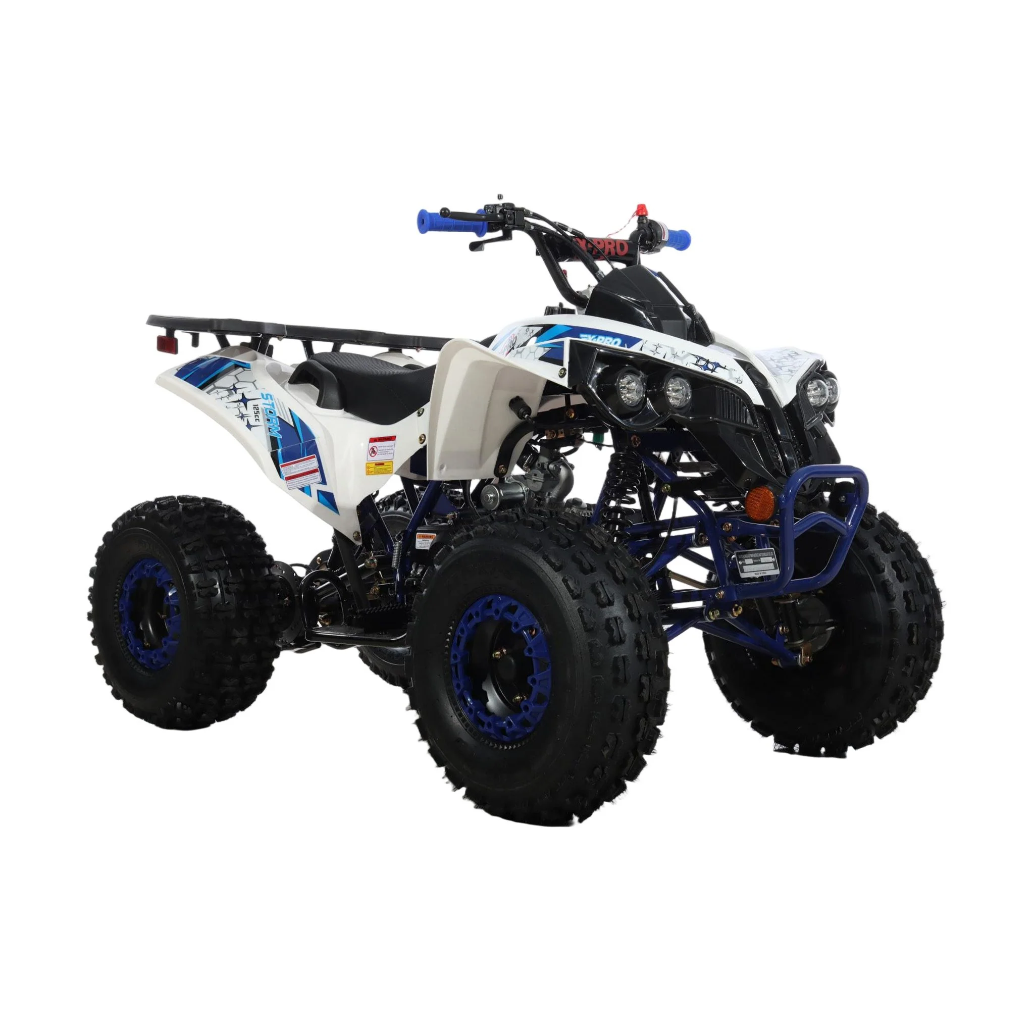 Free Shipping! X-PRO Storm 125cc ATV with Automatic Transmission w/Reverse, LED Headlights, Electric Start, Big 19in/18in Tires! - Image 15