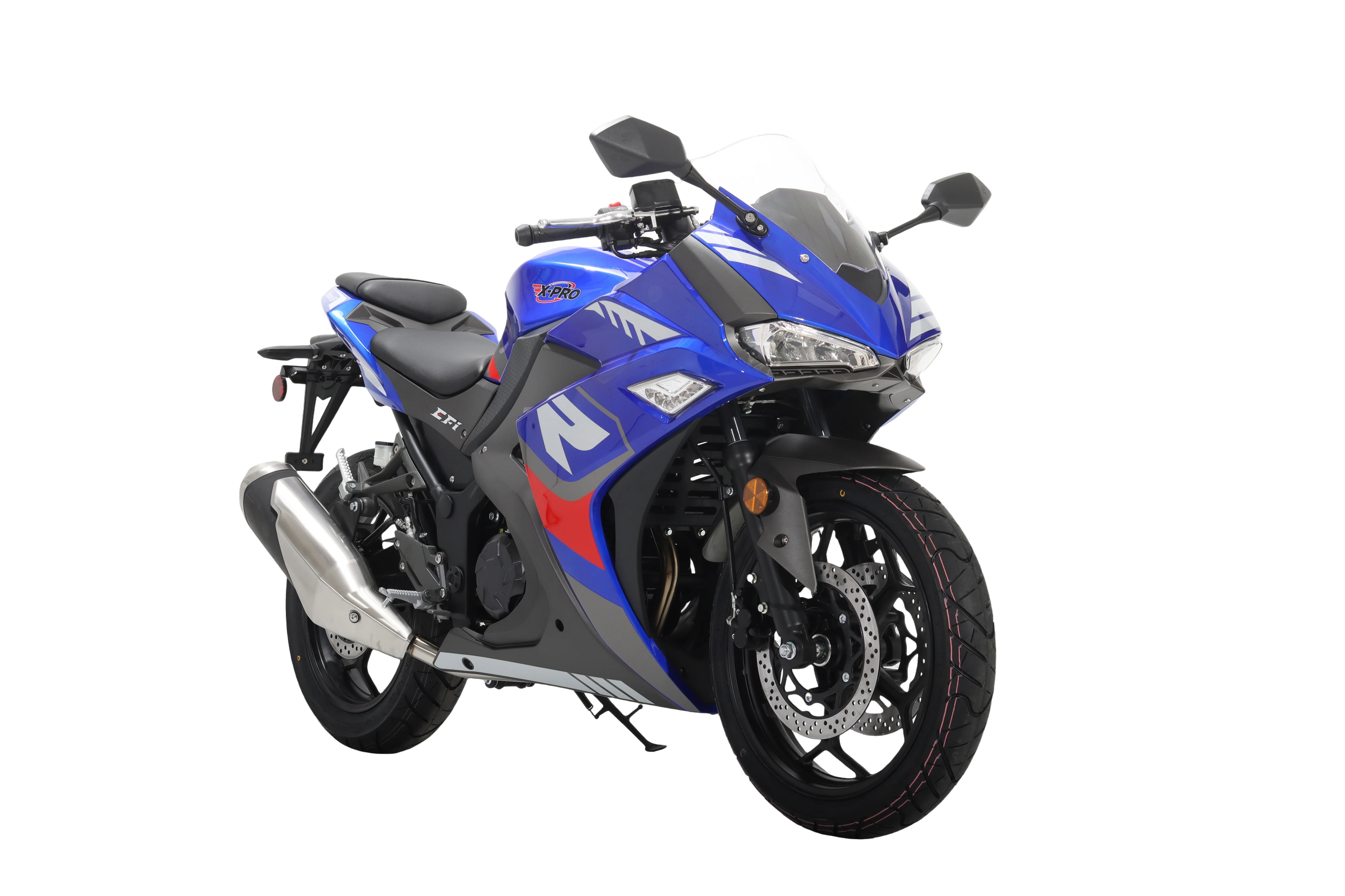 Free Shipping! X-PRO Adventure 250 Electronic Fuel Injection Street Motorcycle with 6-Speed Manual Transmission, Electric Start! 17in Wheels! Assembled In Crate! - Image 11
