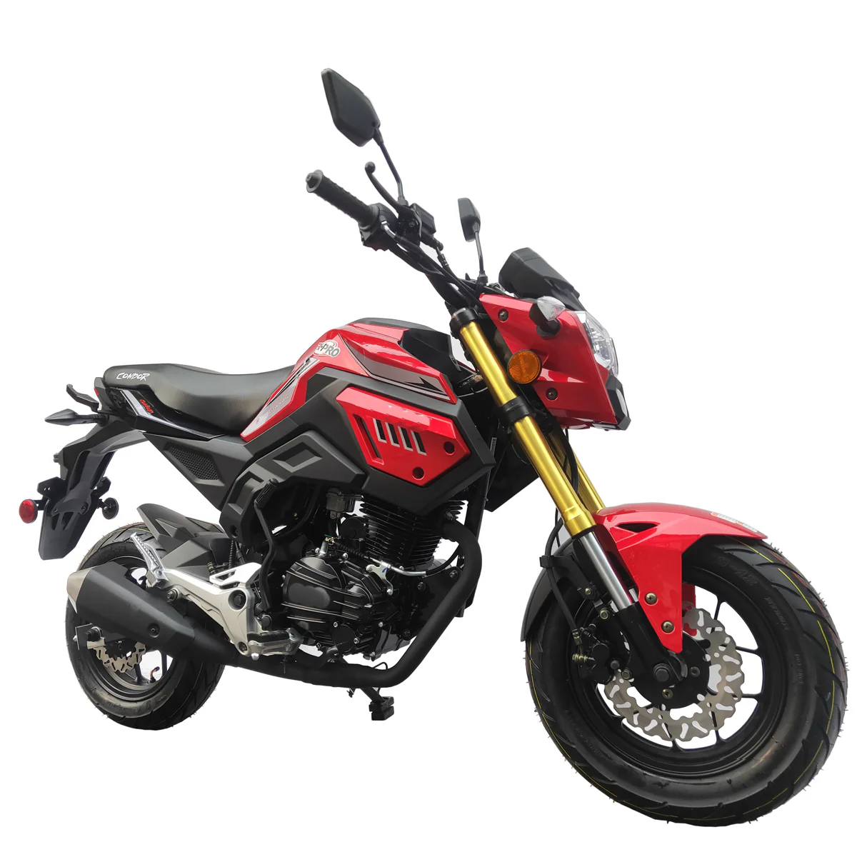 Free Shipping! X-PRO Condor150cc Street Motorcycle with 5-Speed Manual Transmission, Electric/Kick Start! 12in Wheels! - Image 12