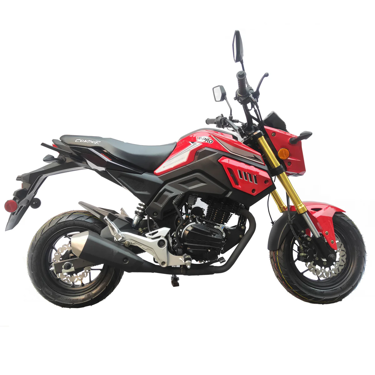 Free Shipping! X-PRO Condor150cc Street Motorcycle with 5-Speed Manual Transmission, Electric/Kick Start! 12in Wheels! - Image 13