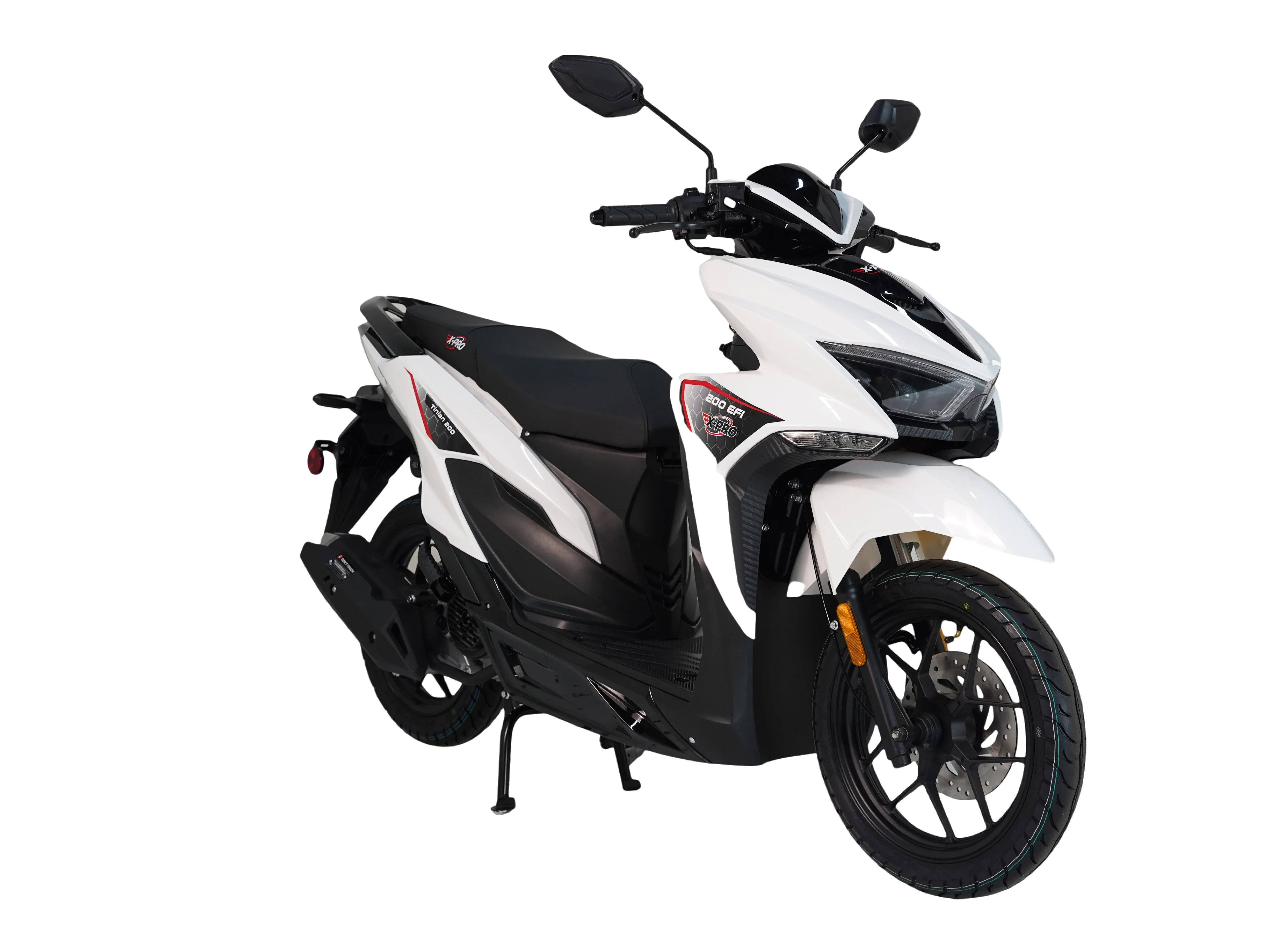 Free Shipping! X-PRO Tinian 200 EFI Electronic Fuel Injection Scooter with CVT Transmission, 14" Alloy Wheels, LED Headlights! - Image 11