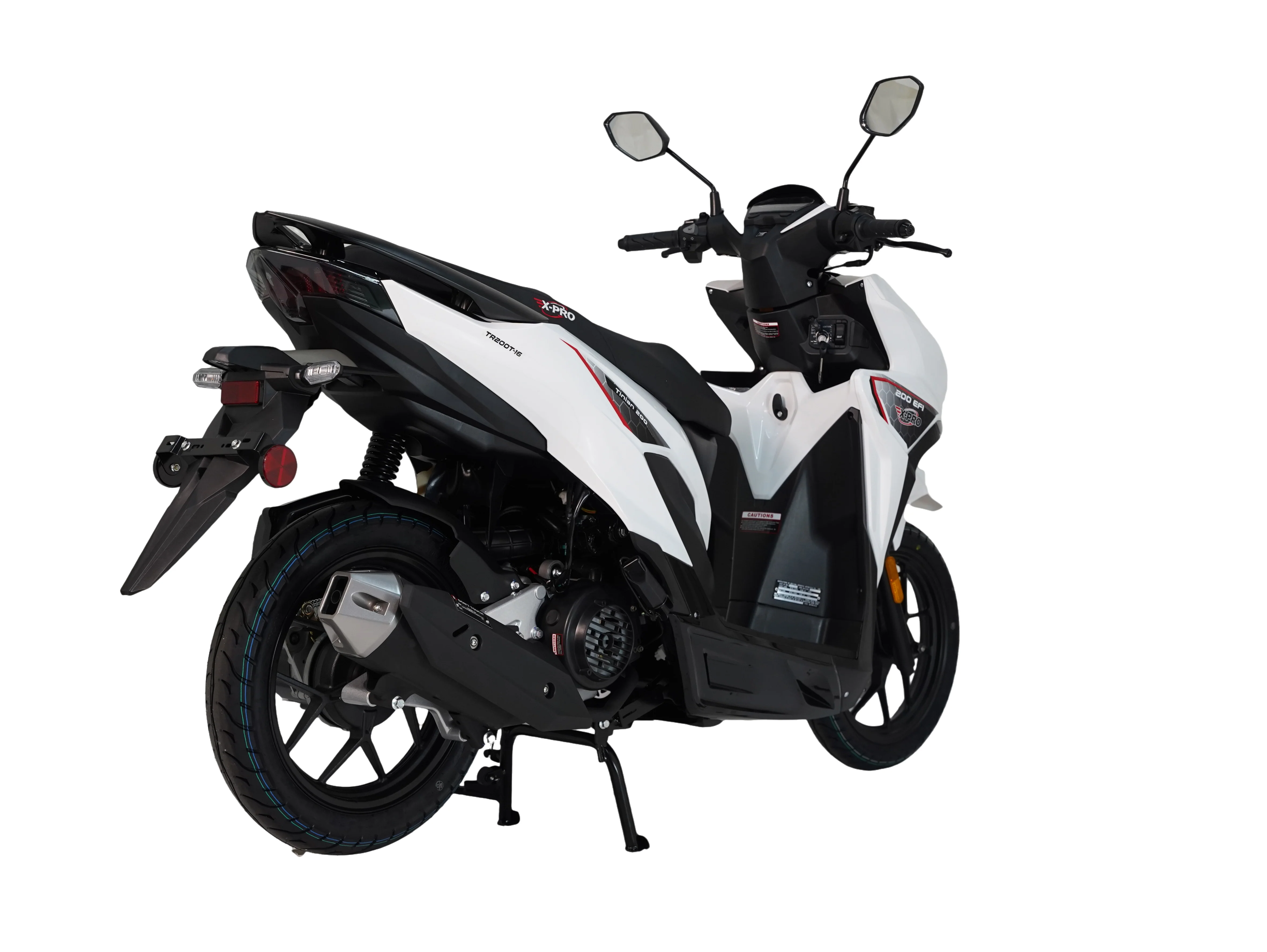 Free Shipping! X-PRO Tinian 200 EFI Electronic Fuel Injection Scooter with CVT Transmission, 14" Alloy Wheels, LED Headlights! - Image 13