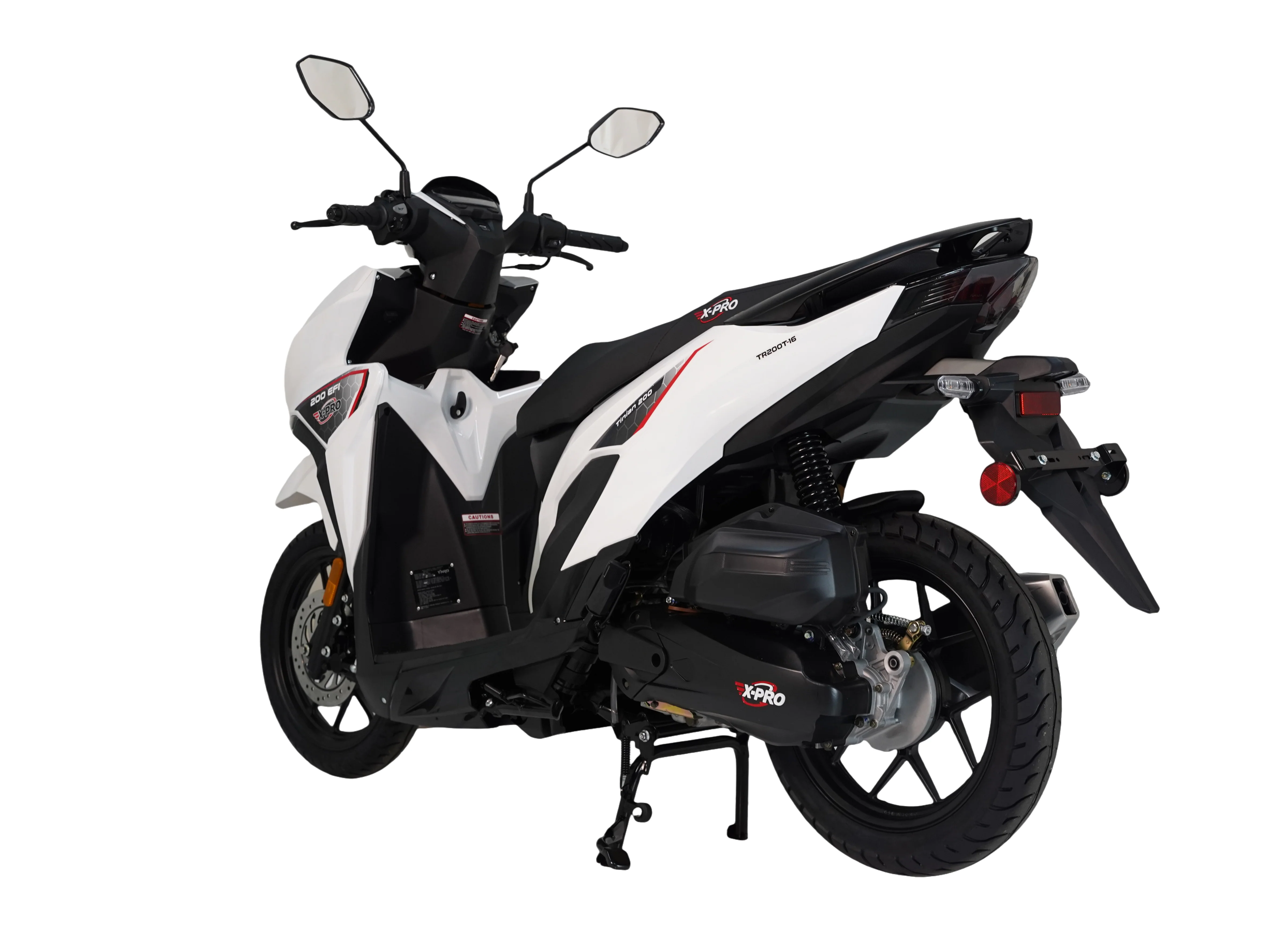 Free Shipping! X-PRO Tinian 200 EFI Electronic Fuel Injection Scooter with CVT Transmission, 14" Alloy Wheels, LED Headlights! - Image 15