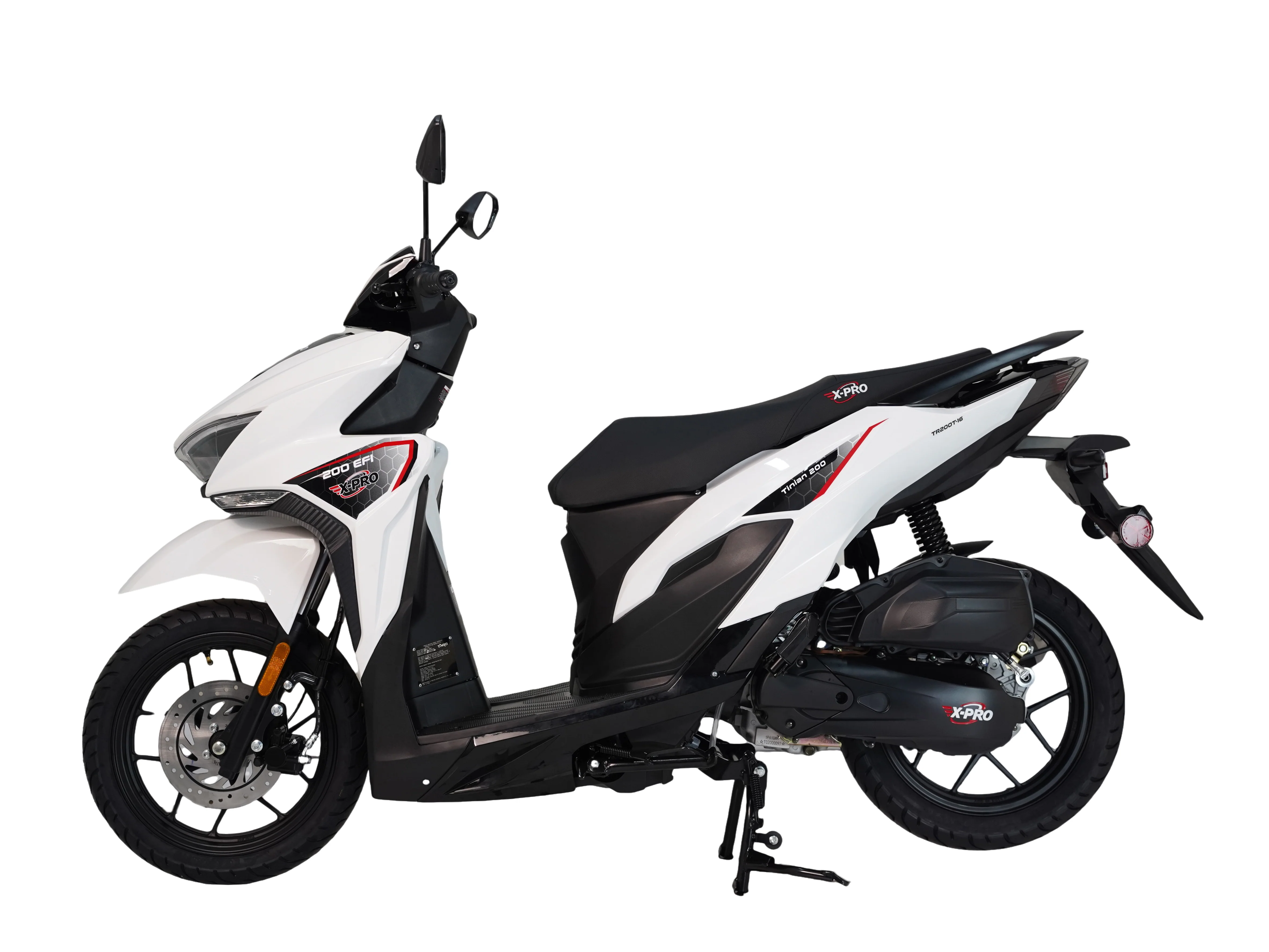 Free Shipping! X-PRO Tinian 200 EFI Electronic Fuel Injection Scooter with CVT Transmission, 14" Alloy Wheels, LED Headlights! - Image 16