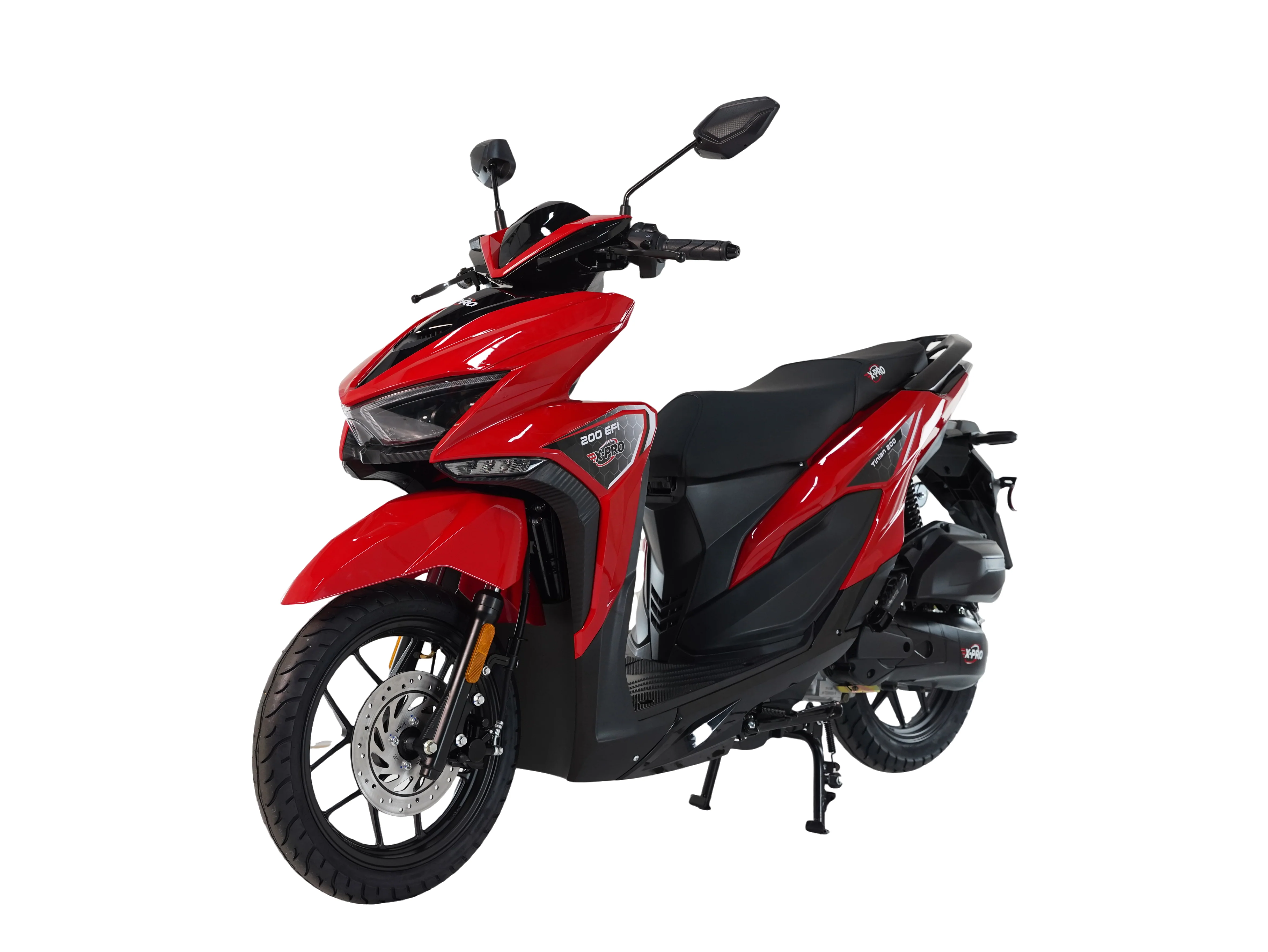 Free Shipping! X-PRO Tinian 200 EFI Electronic Fuel Injection Scooter with CVT Transmission, 14" Alloy Wheels, LED Headlights! - Image 17