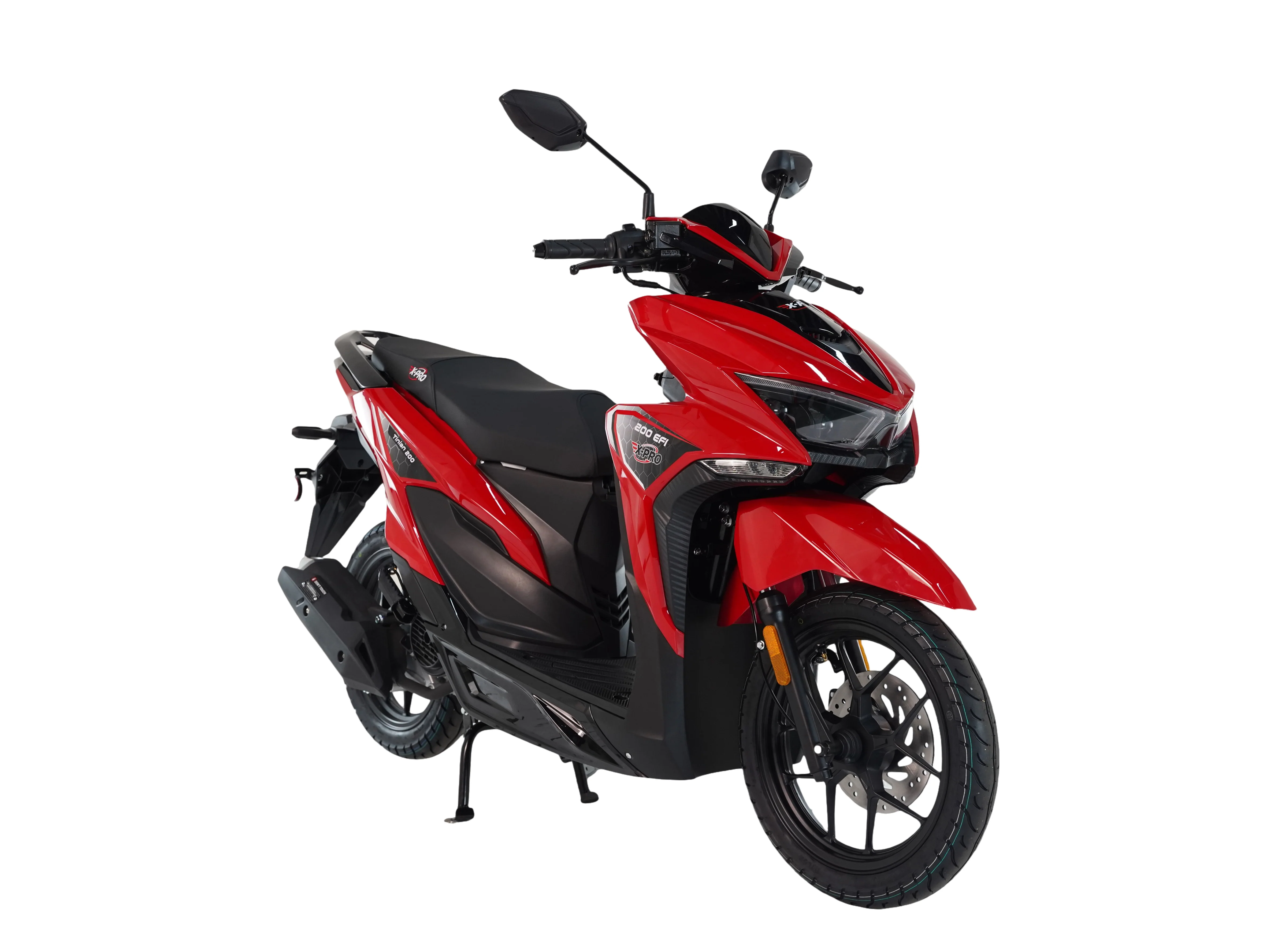 Free Shipping! X-PRO Tinian 200 EFI Electronic Fuel Injection Scooter with CVT Transmission, 14" Alloy Wheels, LED Headlights! - Image 19