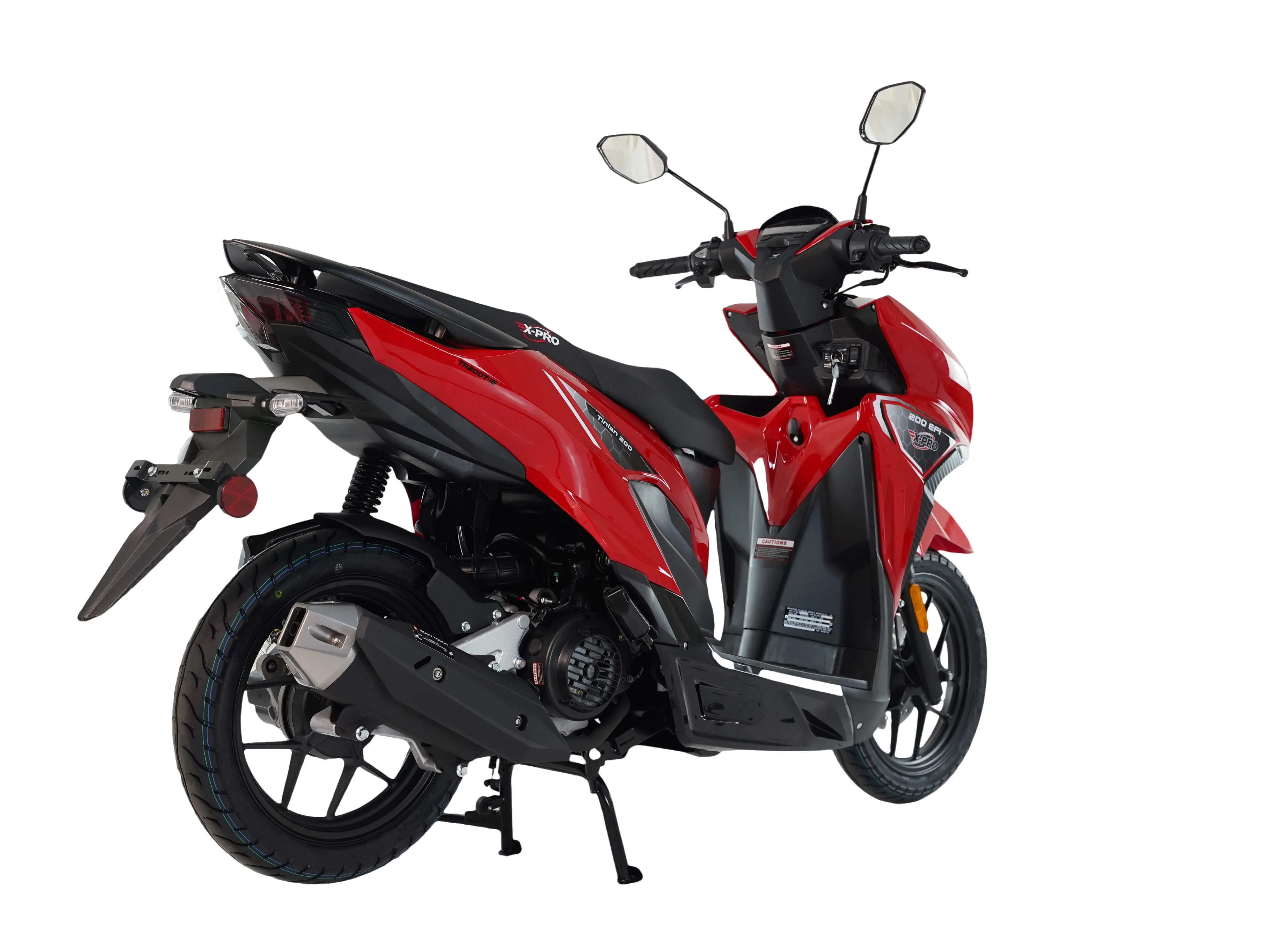 Free Shipping! X-PRO Tinian 200 EFI Electronic Fuel Injection Scooter with CVT Transmission, 14" Alloy Wheels, LED Headlights! - Image 21