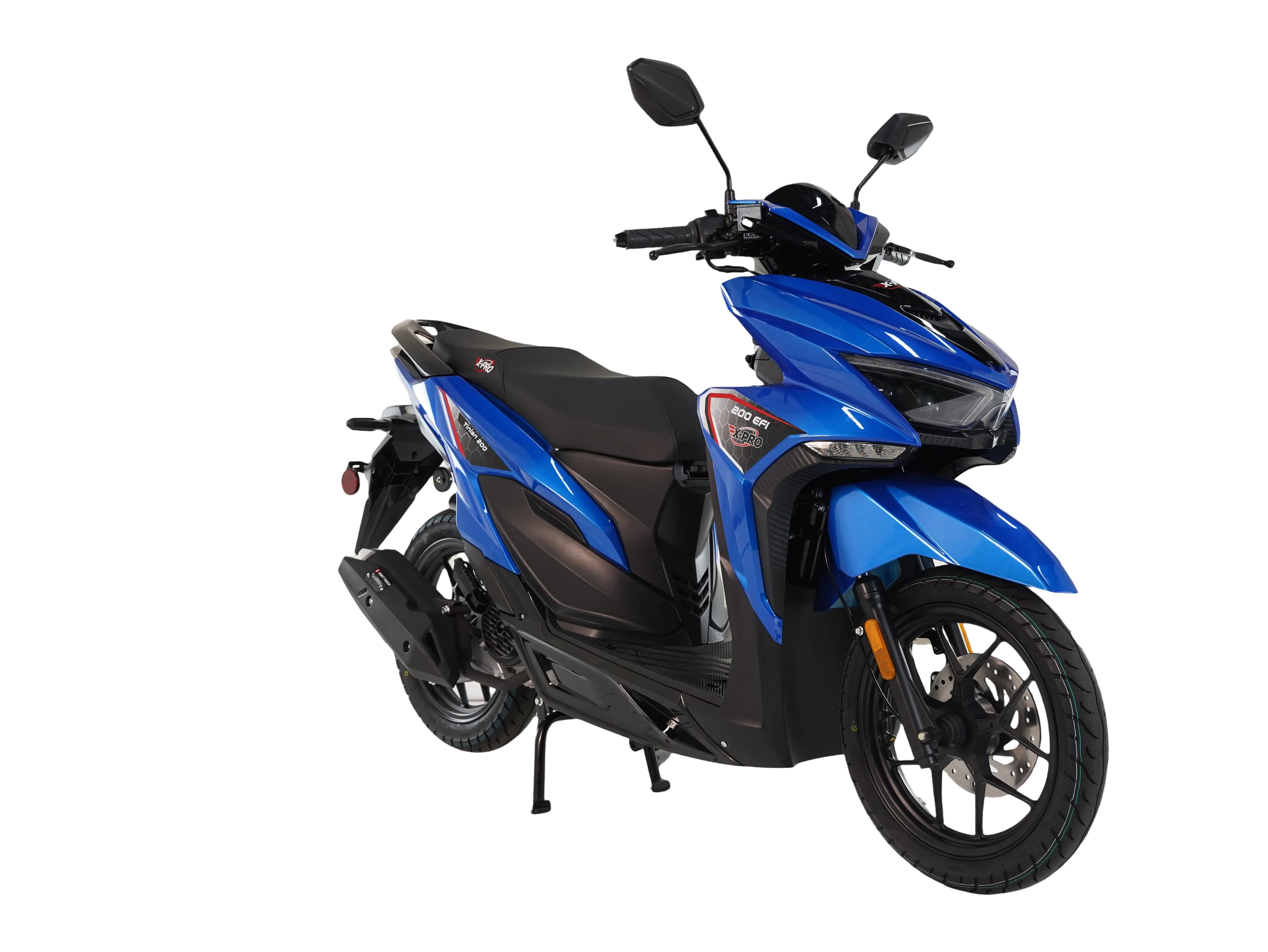 Free Shipping! X-PRO Tinian 200 EFI Electronic Fuel Injection Scooter with CVT Transmission, 14" Alloy Wheels, LED Headlights! - Image 27