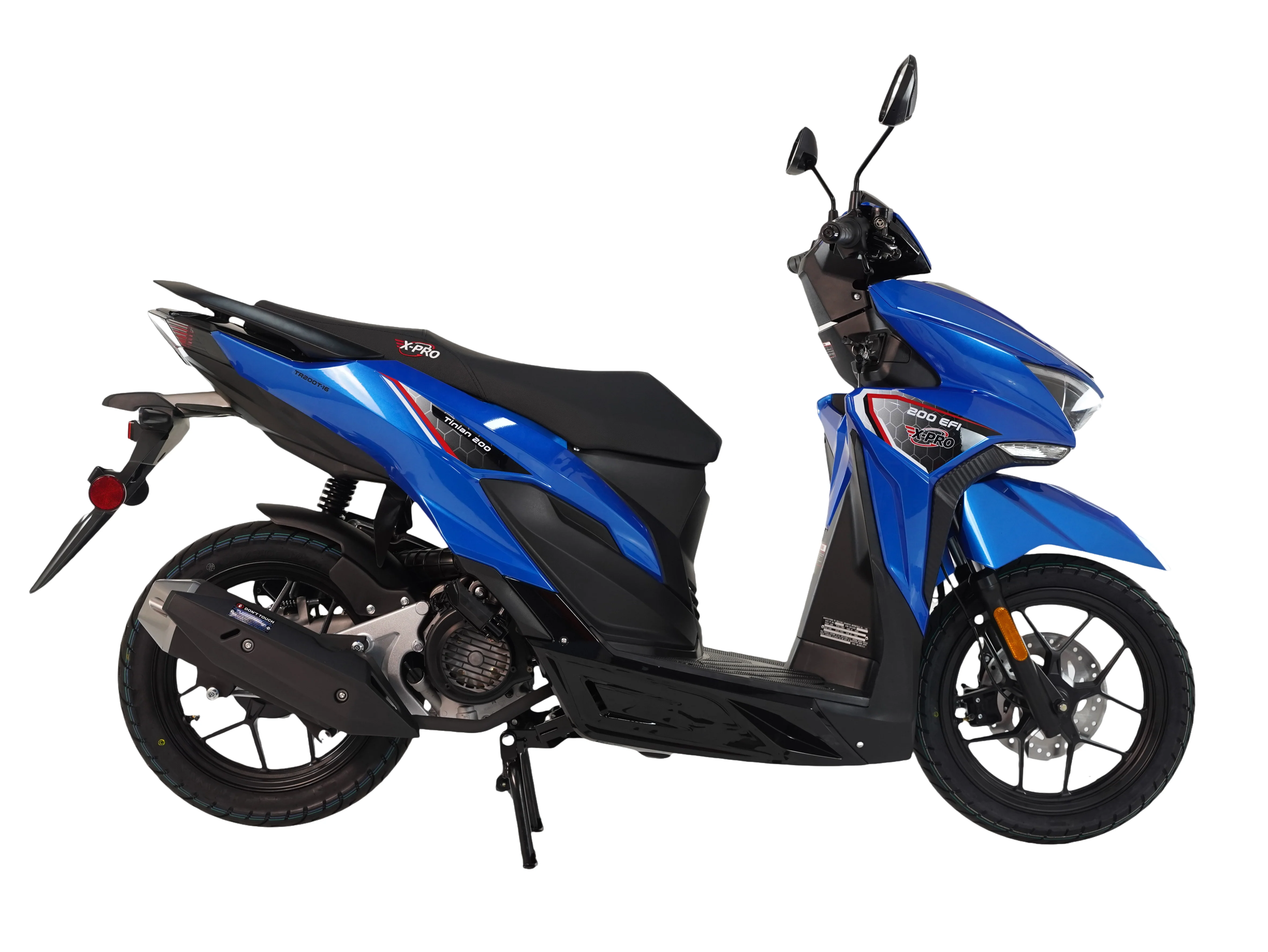 Free Shipping! X-PRO Tinian 200 EFI Electronic Fuel Injection Scooter with CVT Transmission, 14" Alloy Wheels, LED Headlights! - Image 28