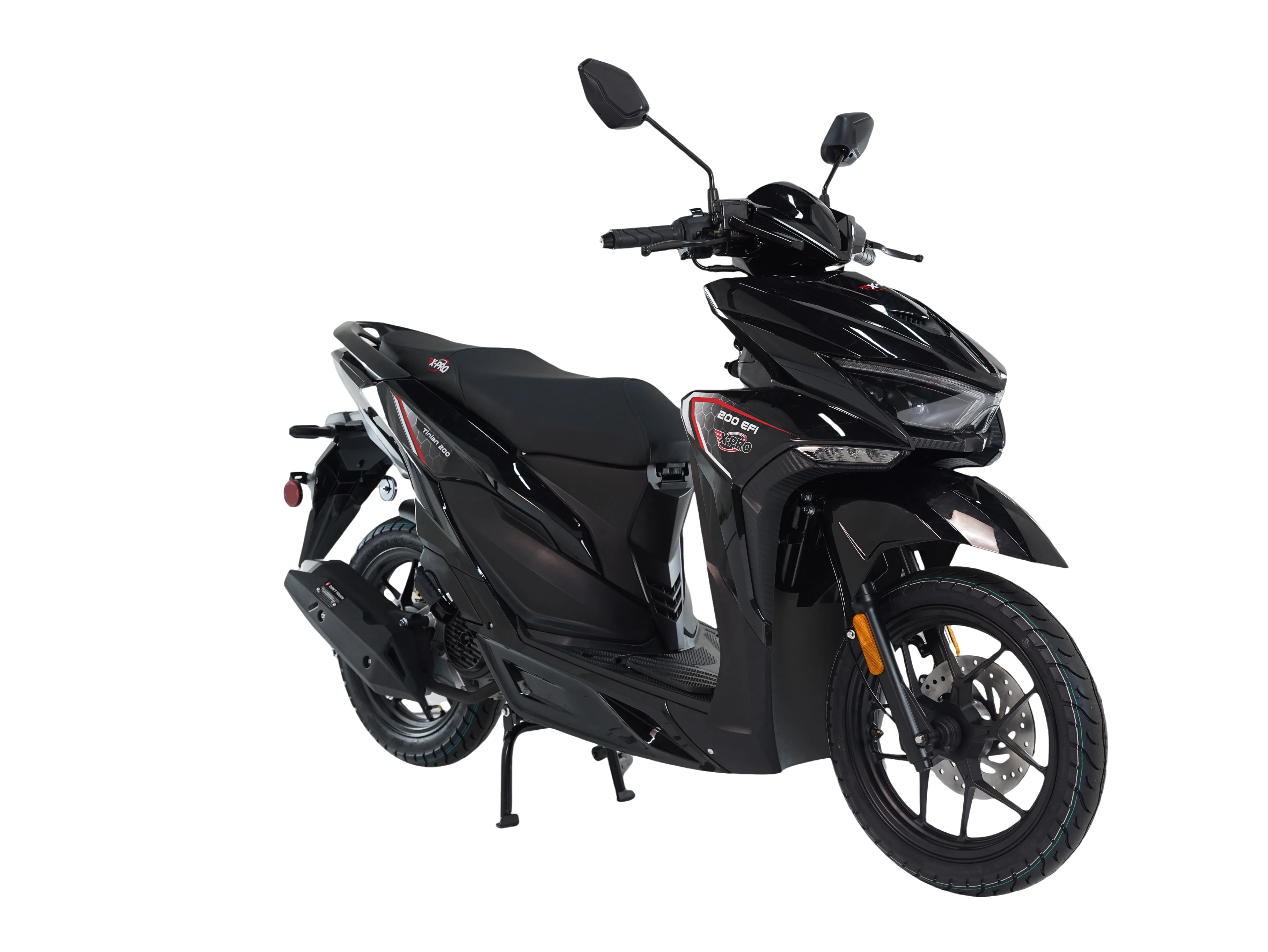 Free Shipping! X-PRO Tinian 200 EFI Electronic Fuel Injection Scooter with CVT Transmission, 14" Alloy Wheels, LED Headlights! - Image 3