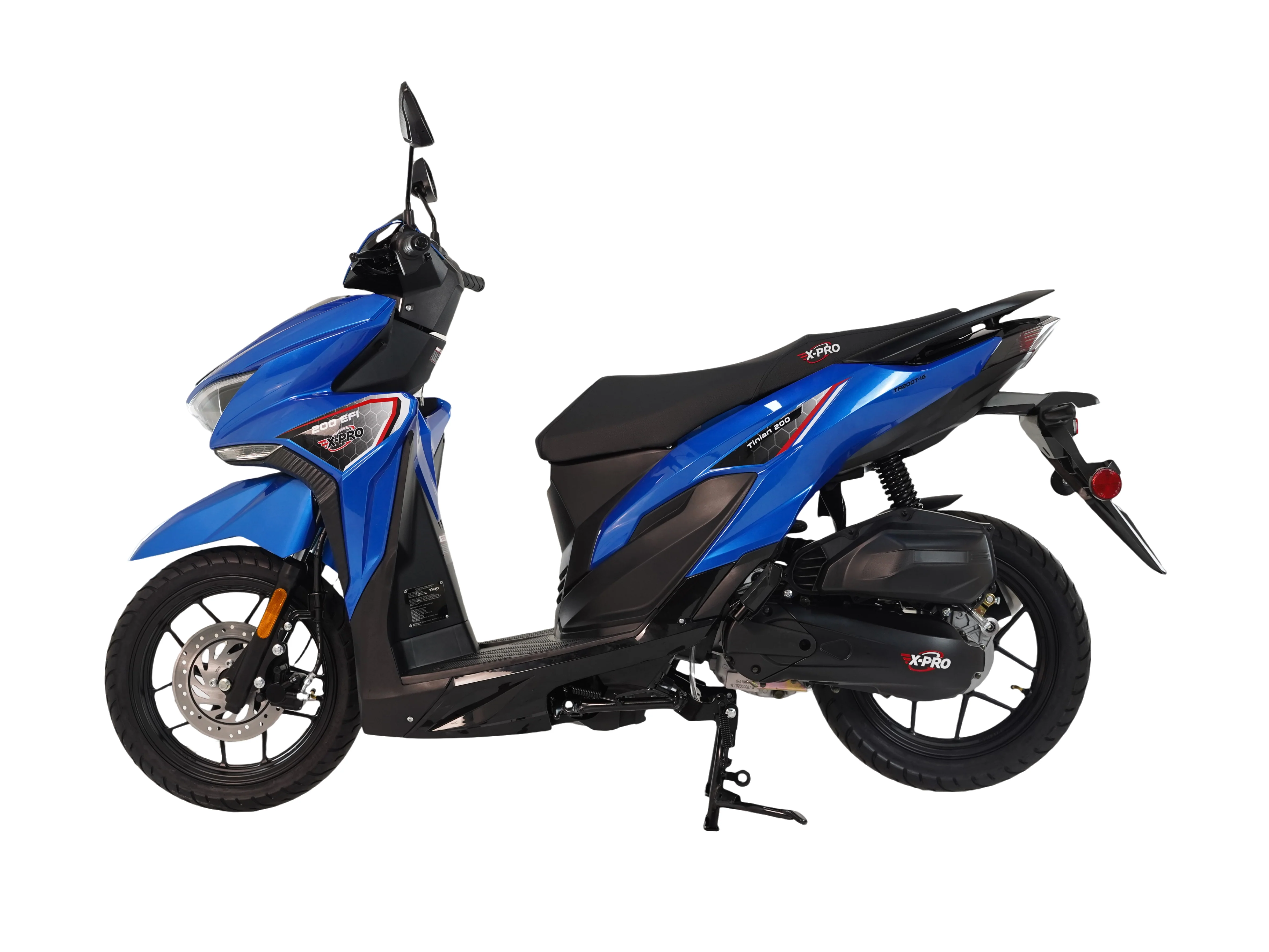 Free Shipping! X-PRO Tinian 200 EFI Electronic Fuel Injection Scooter with CVT Transmission, 14" Alloy Wheels, LED Headlights! - Image 32