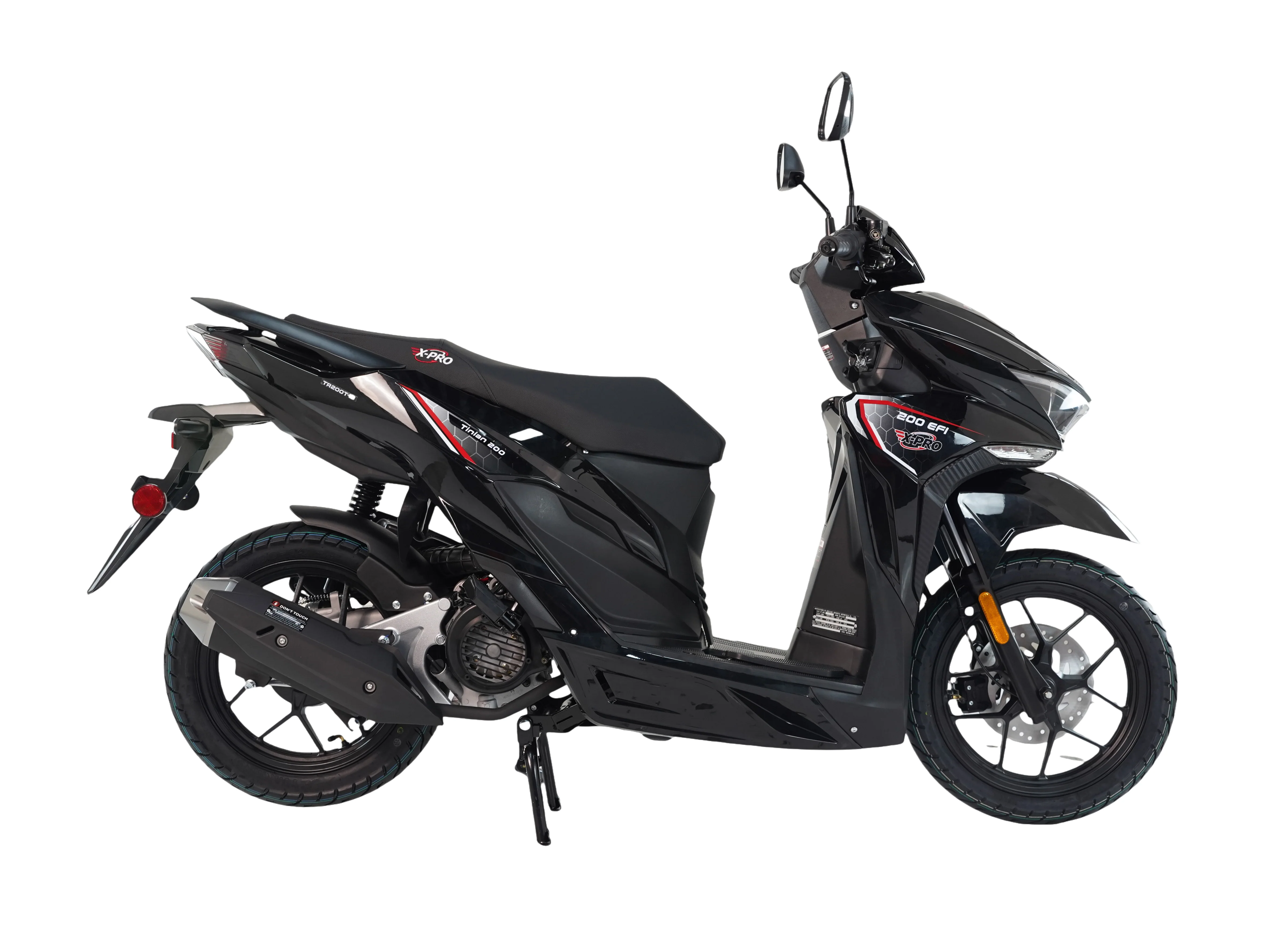 Free Shipping! X-PRO Tinian 200 EFI Electronic Fuel Injection Scooter with CVT Transmission, 14" Alloy Wheels, LED Headlights! - Image 4
