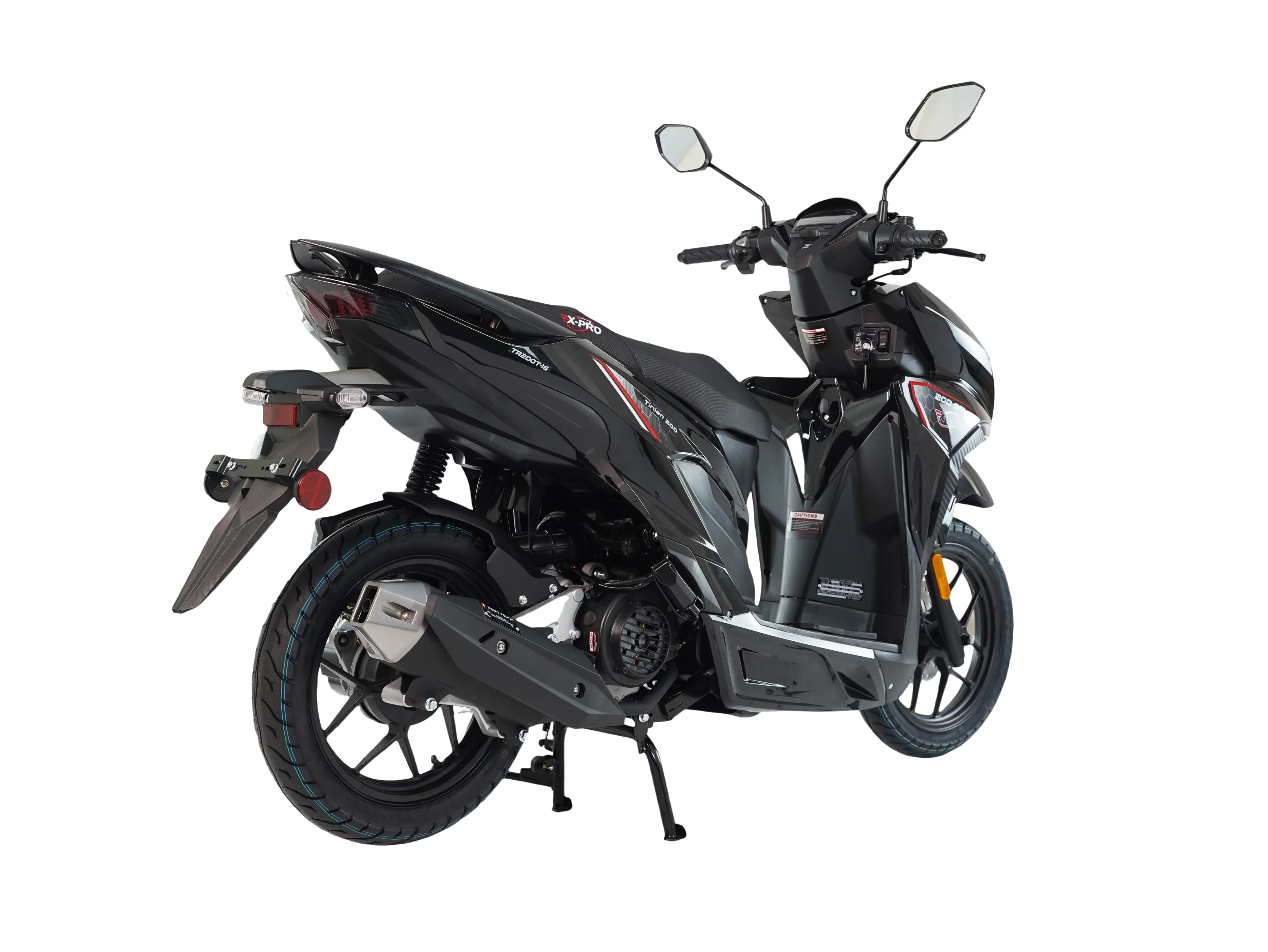 Free Shipping! X-PRO Tinian 200 EFI Electronic Fuel Injection Scooter with CVT Transmission, 14" Alloy Wheels, LED Headlights! - Image 5