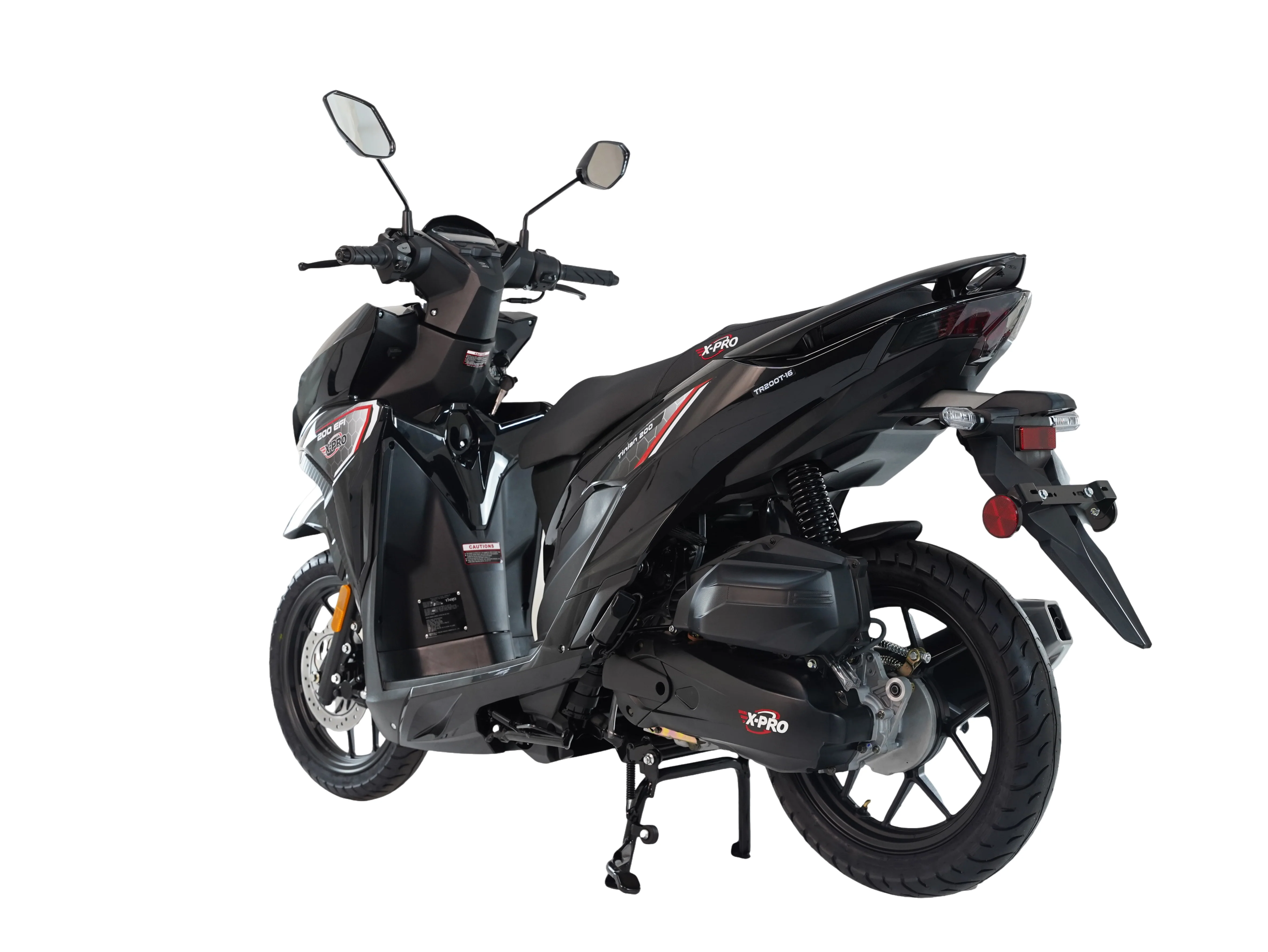 Free Shipping! X-PRO Tinian 200 EFI Electronic Fuel Injection Scooter with CVT Transmission, 14" Alloy Wheels, LED Headlights! - Image 7