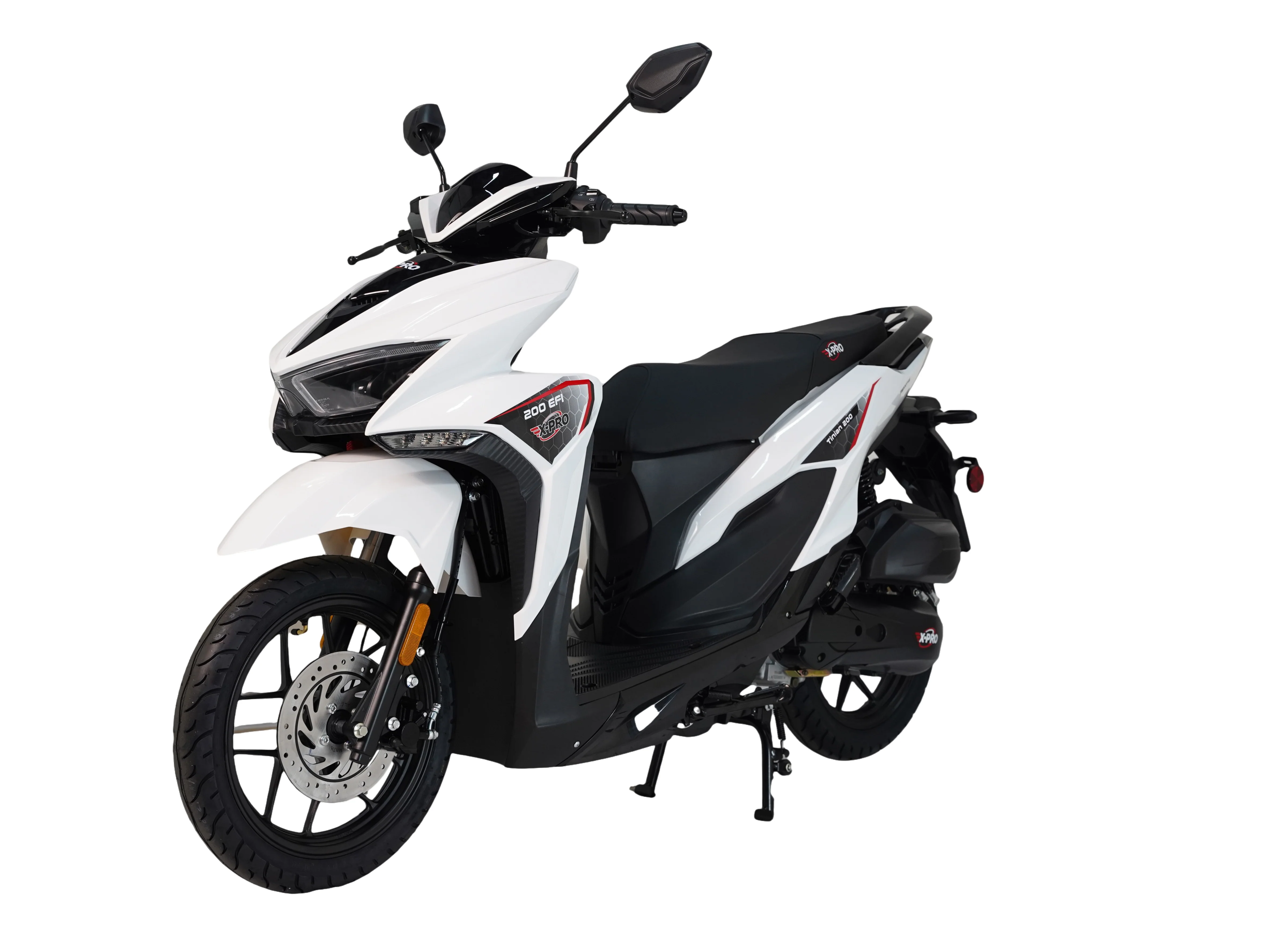 Free Shipping! X-PRO Tinian 200 EFI Electronic Fuel Injection Scooter with CVT Transmission, 14" Alloy Wheels, LED Headlights! - Image 9