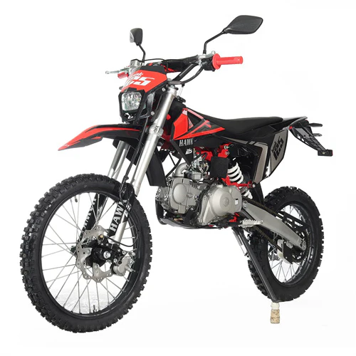 Free Shipping! X-PRO Hawk 125cc Dirt Bike with All Lights and 4-speed Manual Transmission! Electric/Kick Start, Big 19in/16in Tires! Zongshen Brand Engine! - Image 5