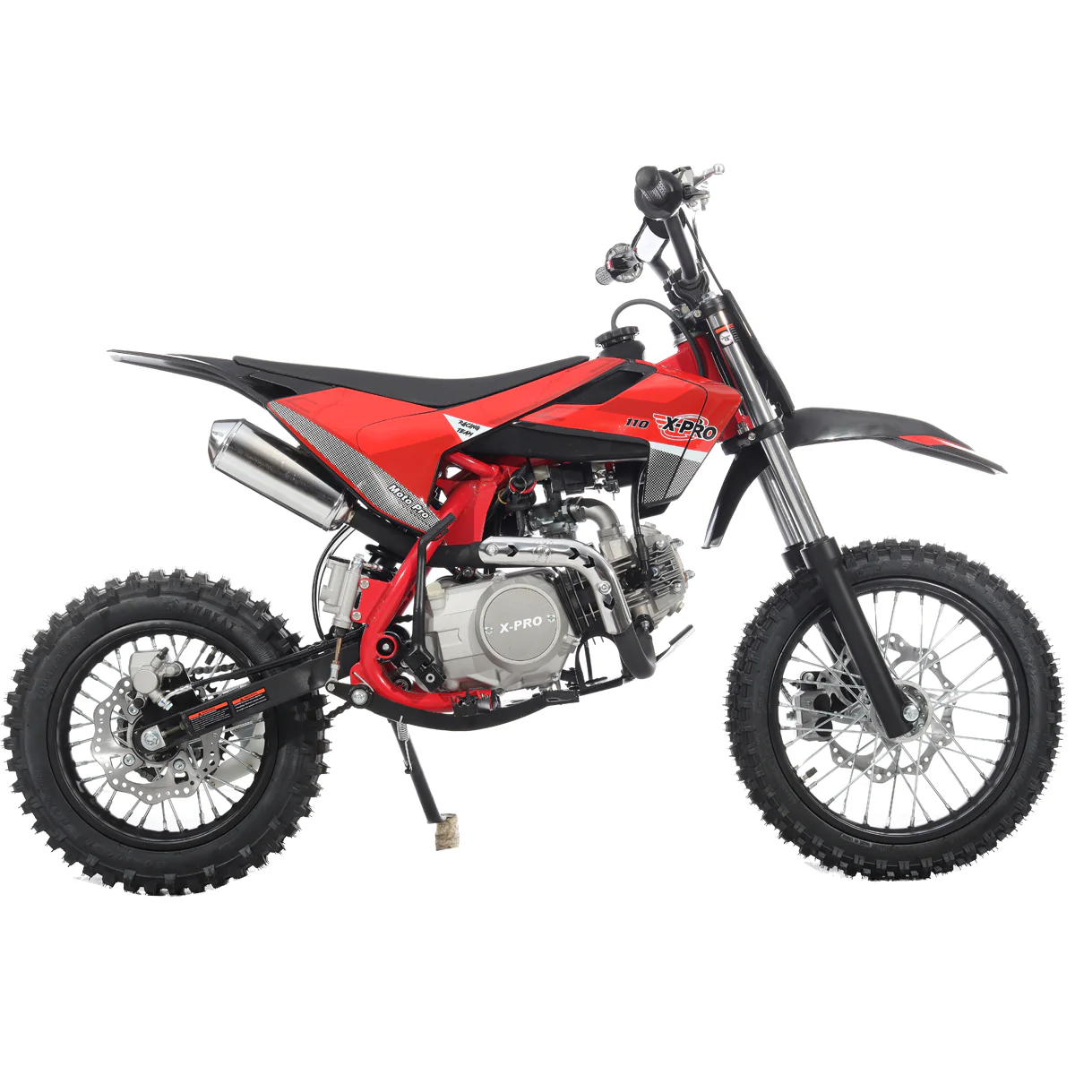 Free Shipping! X-PRO X29 110cc K013 Dirt Bike with Automatic Transmission, Electric Start, Big 14in/12in Tires! Cradle Type Steel Tube Frame! - Image 14