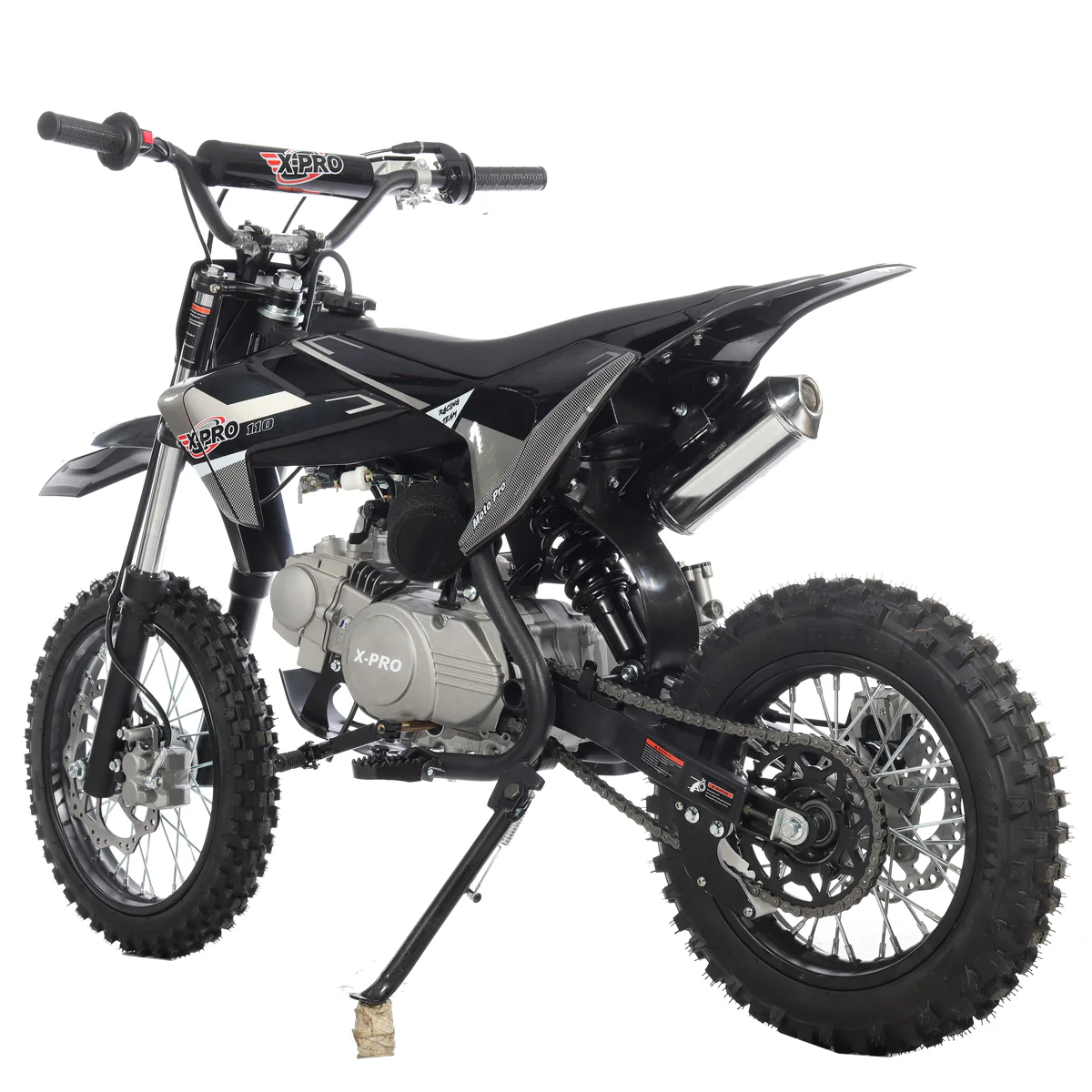 Free Shipping! X-PRO X29 110cc K013 Dirt Bike with Automatic Transmission, Electric Start, Big 14in/12in Tires! Cradle Type Steel Tube Frame! - Image 4