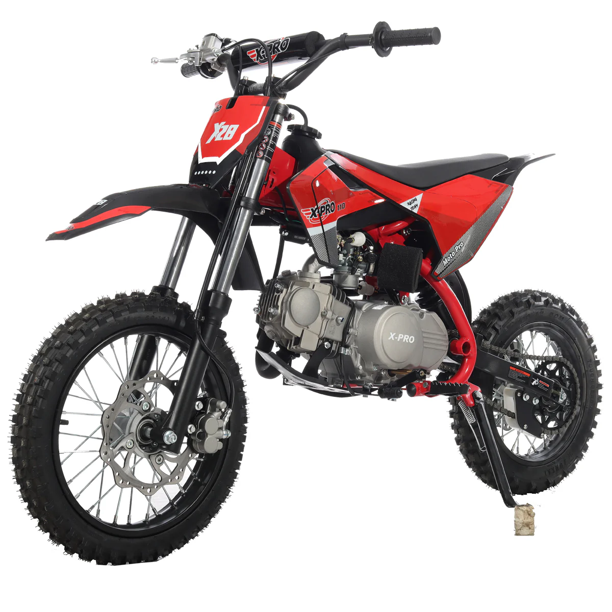 Free Shipping! X-PRO X29 110cc K013 Dirt Bike with Automatic Transmission, Electric Start, Big 14in/12in Tires! Cradle Type Steel Tube Frame! - Image 6