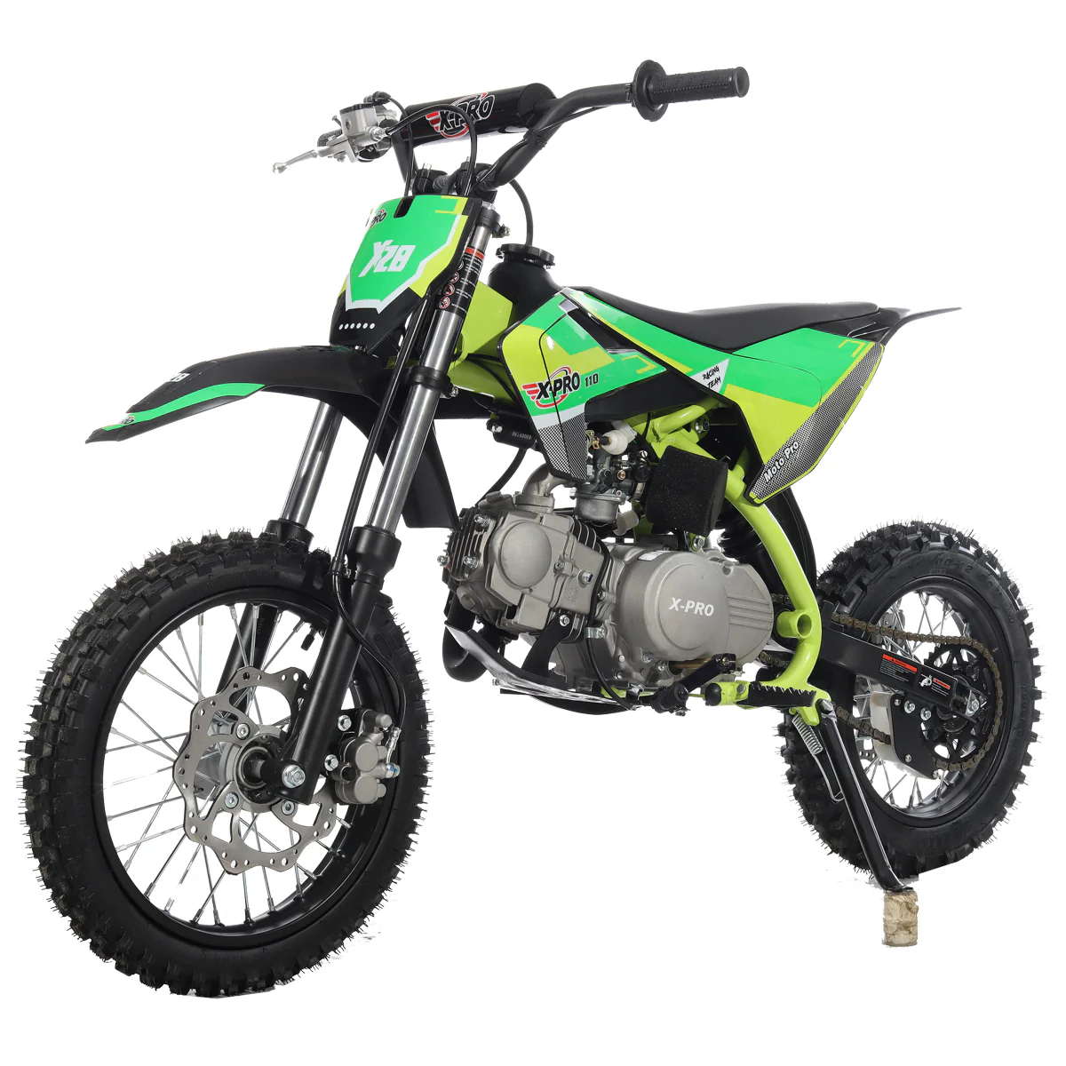Free Shipping! X-PRO X29 110cc K013 Dirt Bike with Automatic Transmission, Electric Start, Big 14in/12in Tires! Cradle Type Steel Tube Frame! - Image 9