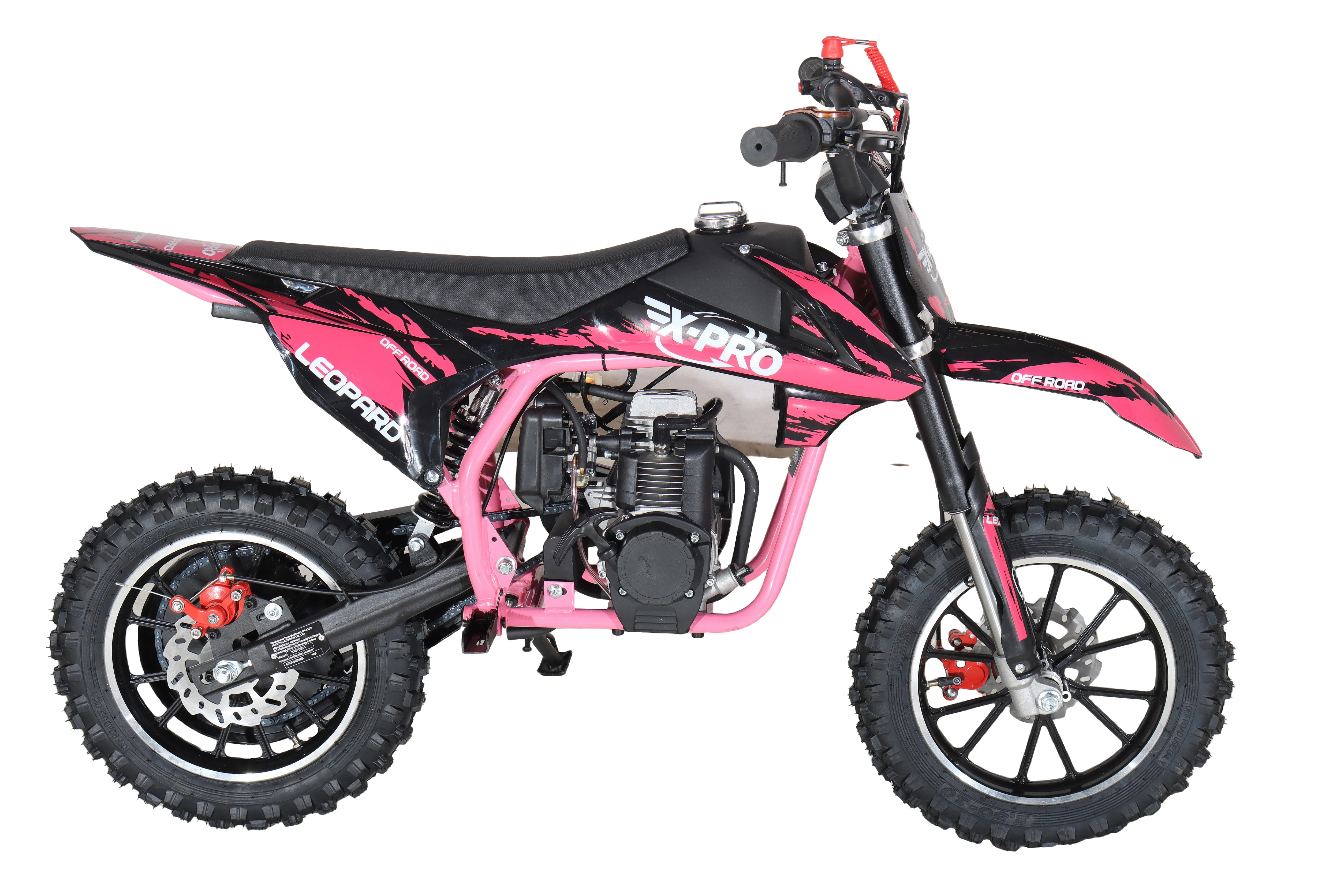 Free Shipping!X-PRO Leopard Mini Dirt Bike, Gas Power 4 Stroke Dirt Bike! 40CC Pit Bike, Pull Start, 10" Wheels! - Image 11