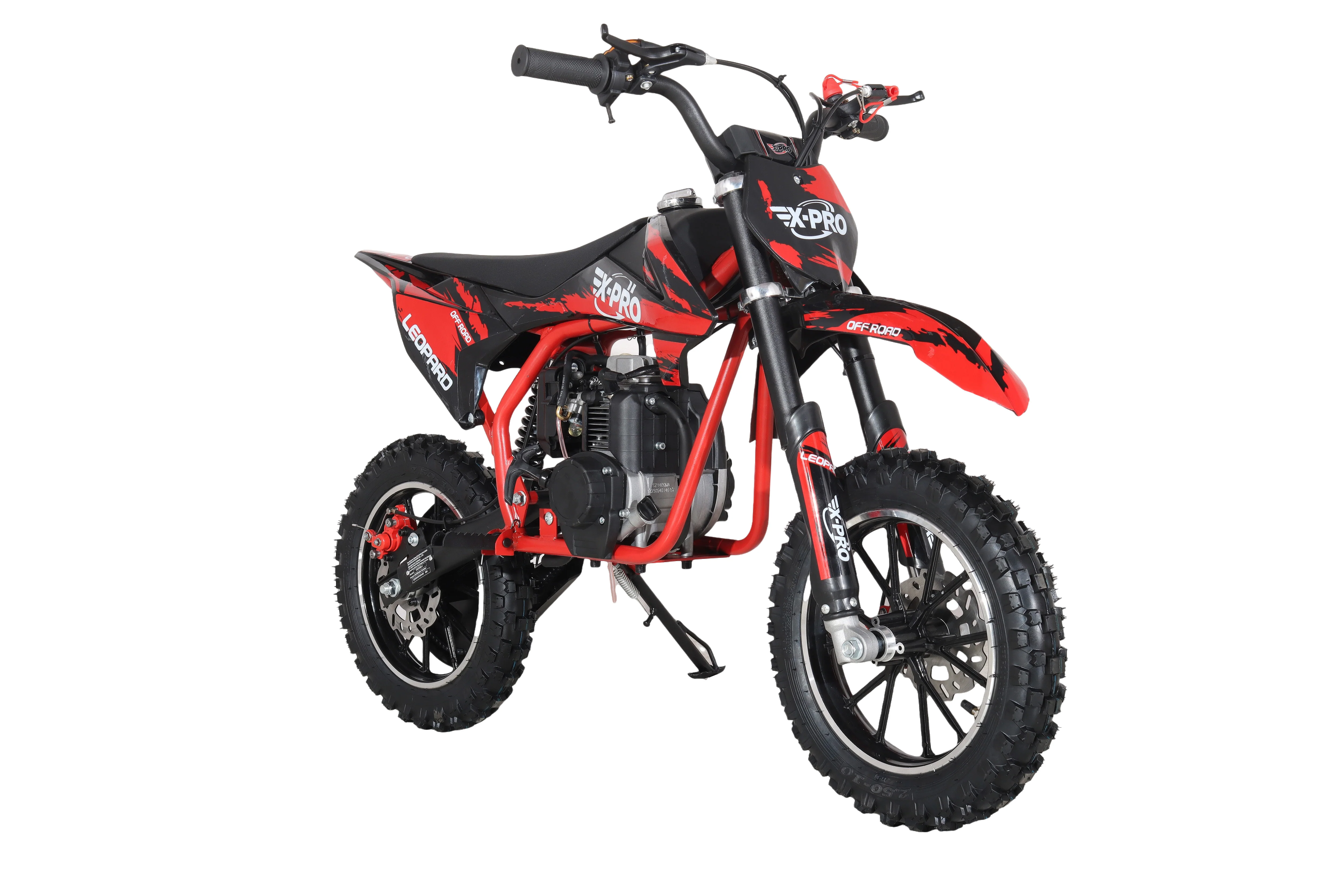 Free Shipping!X-PRO Leopard Mini Dirt Bike, Gas Power 4 Stroke Dirt Bike! 40CC Pit Bike, Pull Start, 10" Wheels! - Image 3