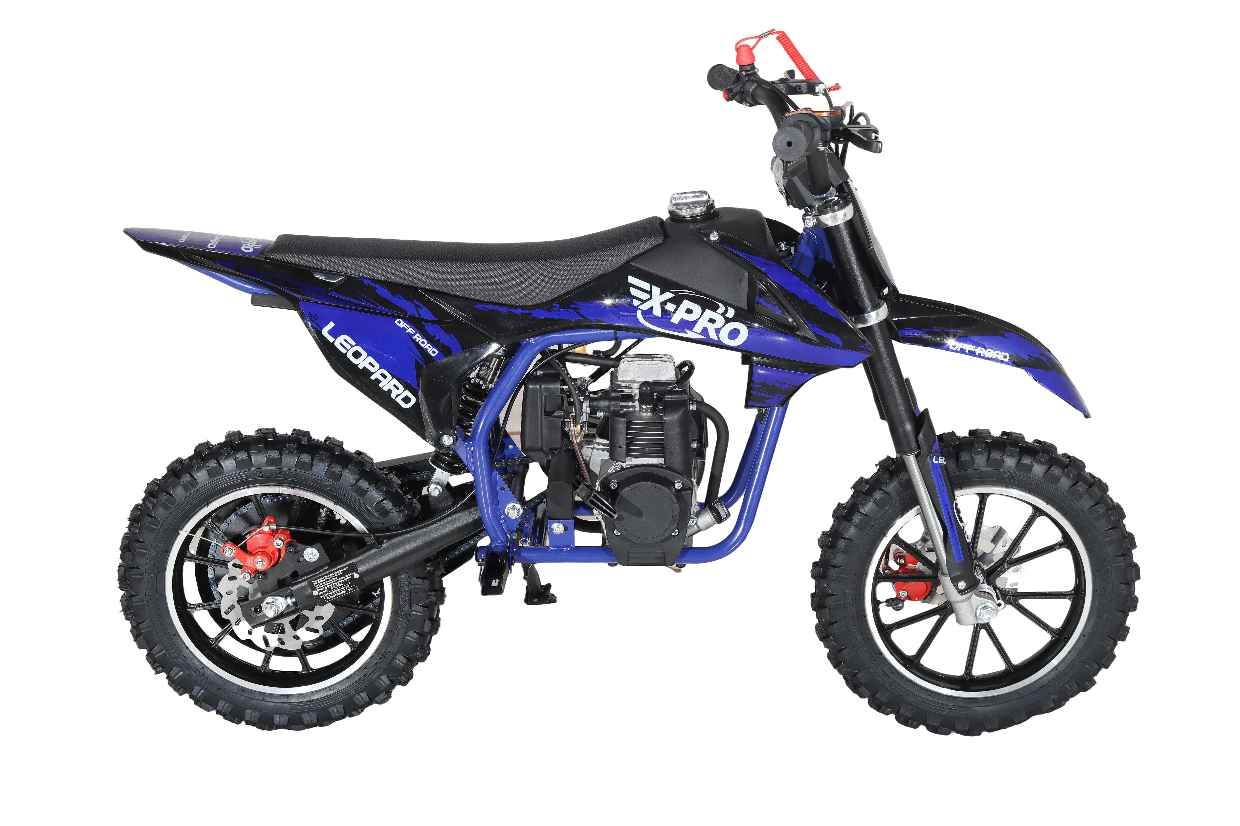 Free Shipping!X-PRO Leopard Mini Dirt Bike, Gas Power 4 Stroke Dirt Bike! 40CC Pit Bike, Pull Start, 10" Wheels! - Image 35