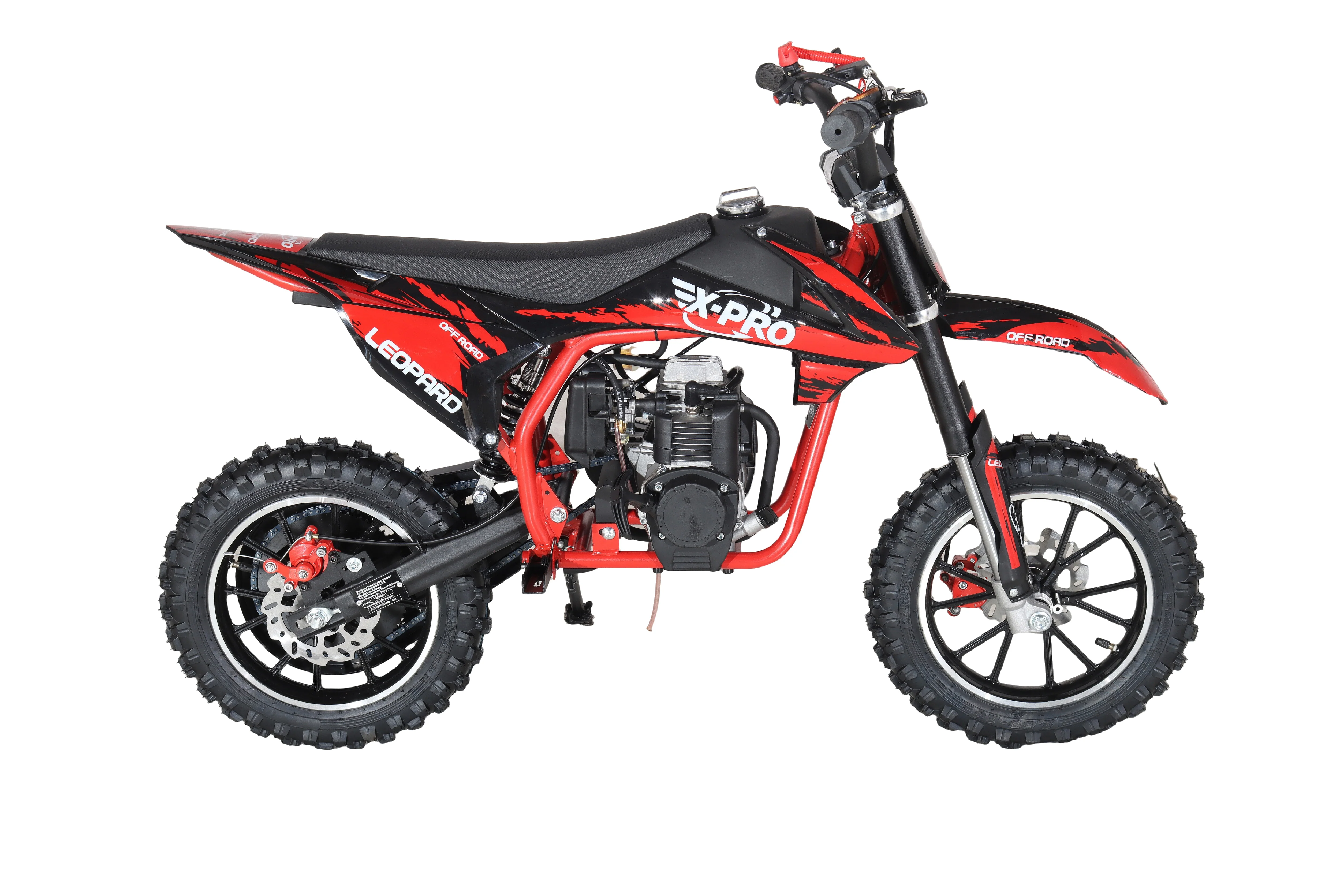 Free Shipping!X-PRO Leopard Mini Dirt Bike, Gas Power 4 Stroke Dirt Bike! 40CC Pit Bike, Pull Start, 10" Wheels! - Image 4