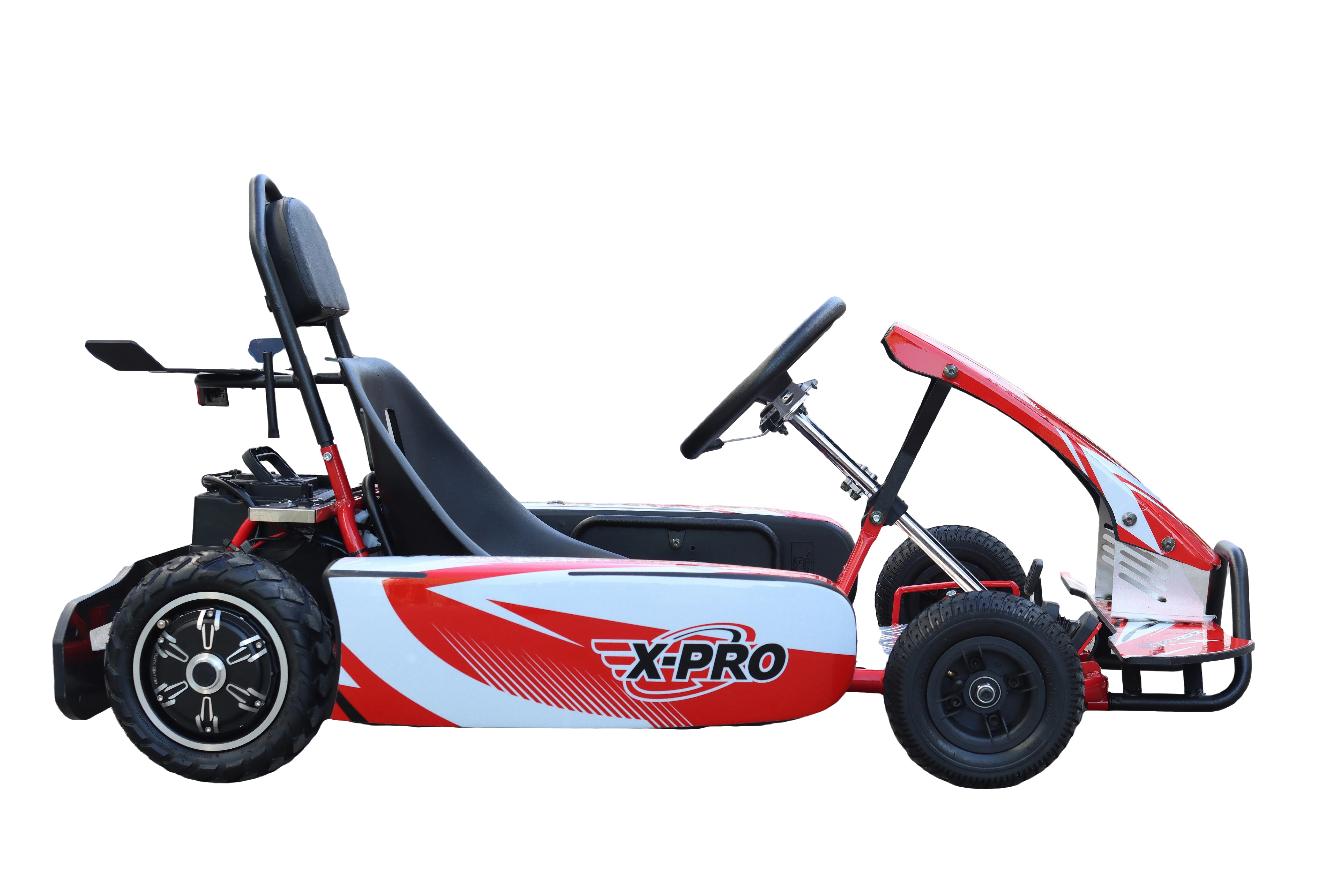 Free Shipping! X-PRO Rambler 700W 350W*2 Kids Electric Go Kart with Reverse and Disc Brake! 6in Tires! - Image 12