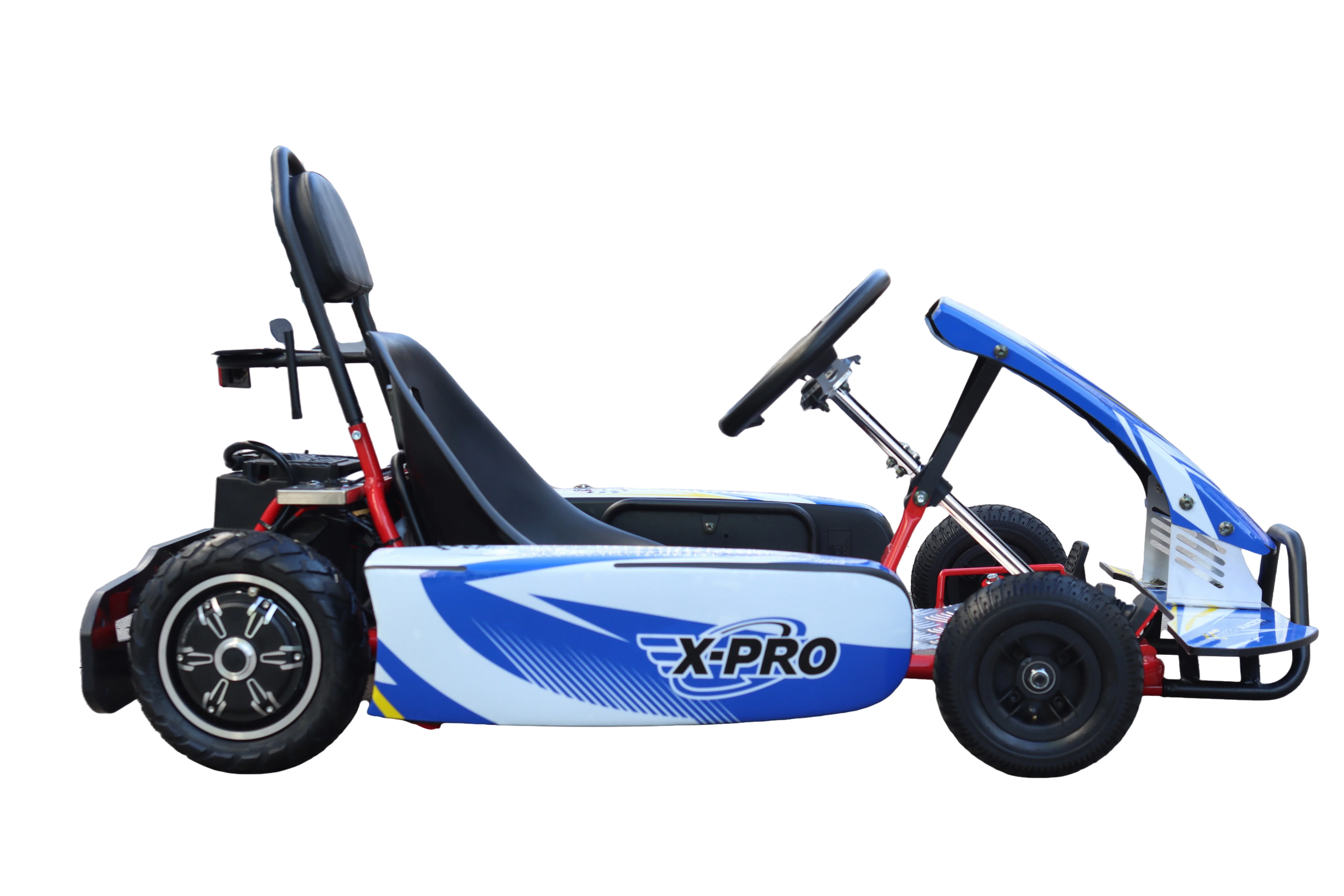 Free Shipping! X-PRO Rambler 700W 350W*2 Kids Electric Go Kart with Reverse and Disc Brake! 6in Tires! - Image 4