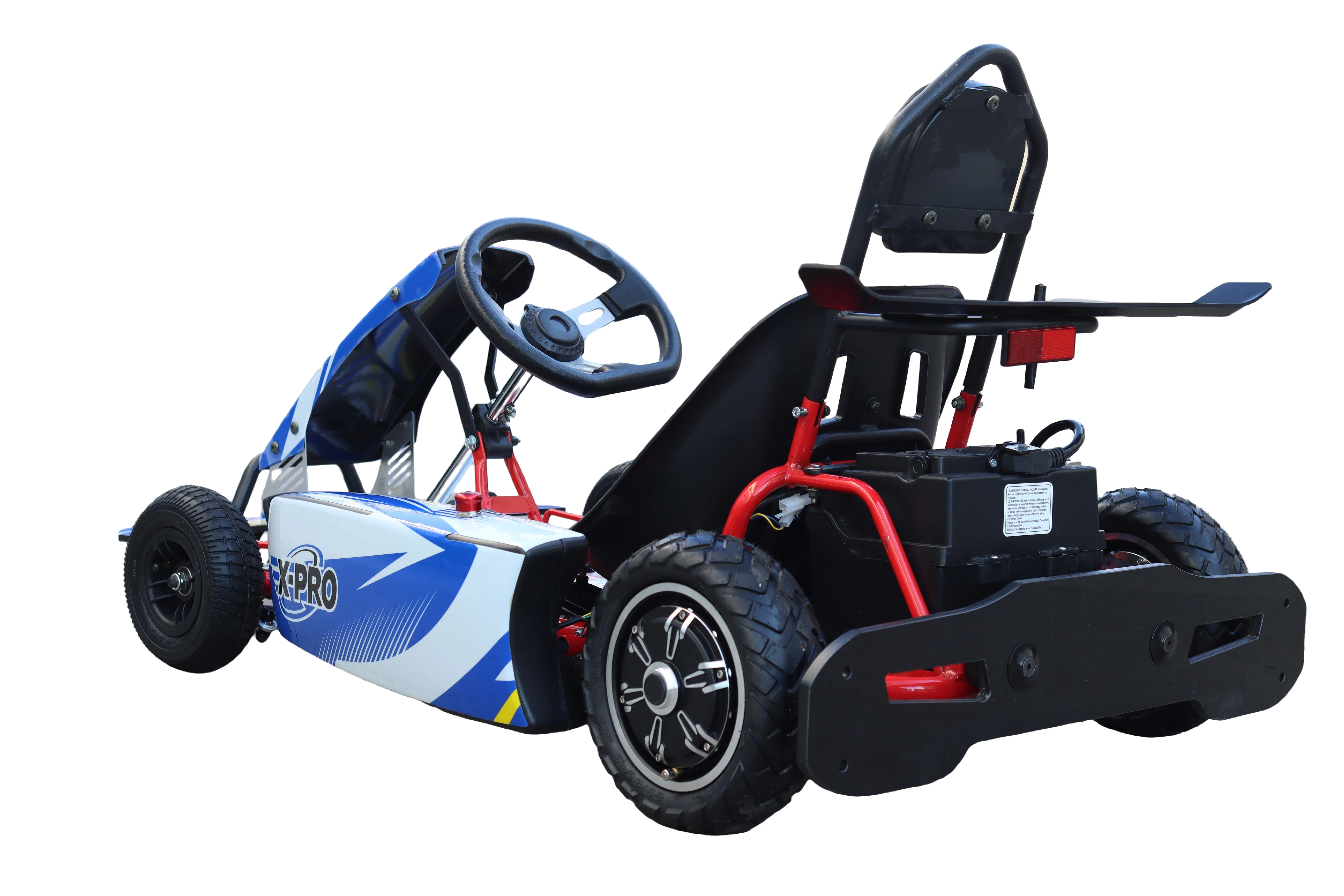 Free Shipping! X-PRO Rambler 700W 350W*2 Kids Electric Go Kart with Reverse and Disc Brake! 6in Tires! - Image 7