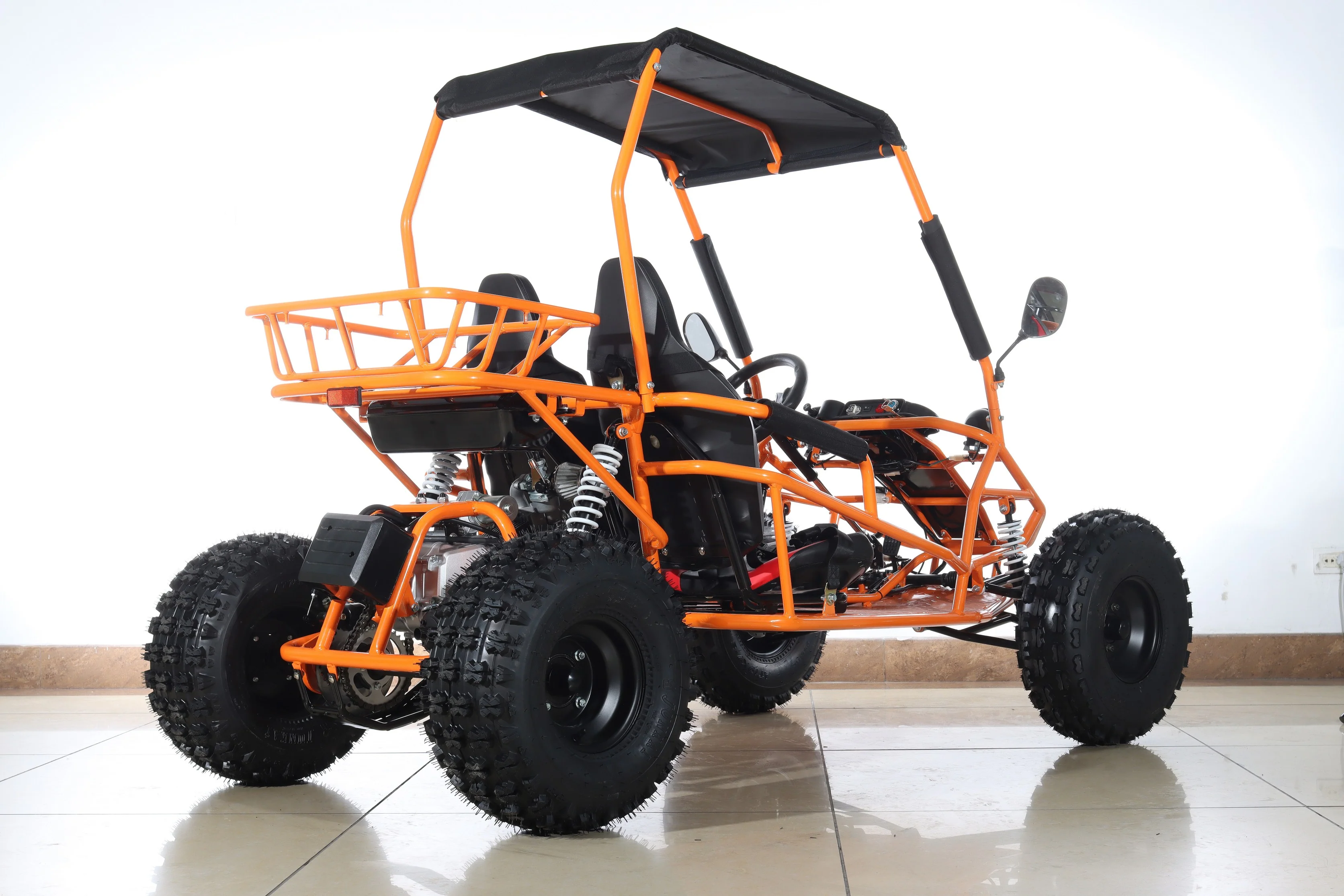 Free shipping! X-PRO Rover 125cc Go Kart with 3-Speed Semi-Automatic Transmission w/Reverse, LED Headlights, Big 19in/18in Wheels! - Image 13