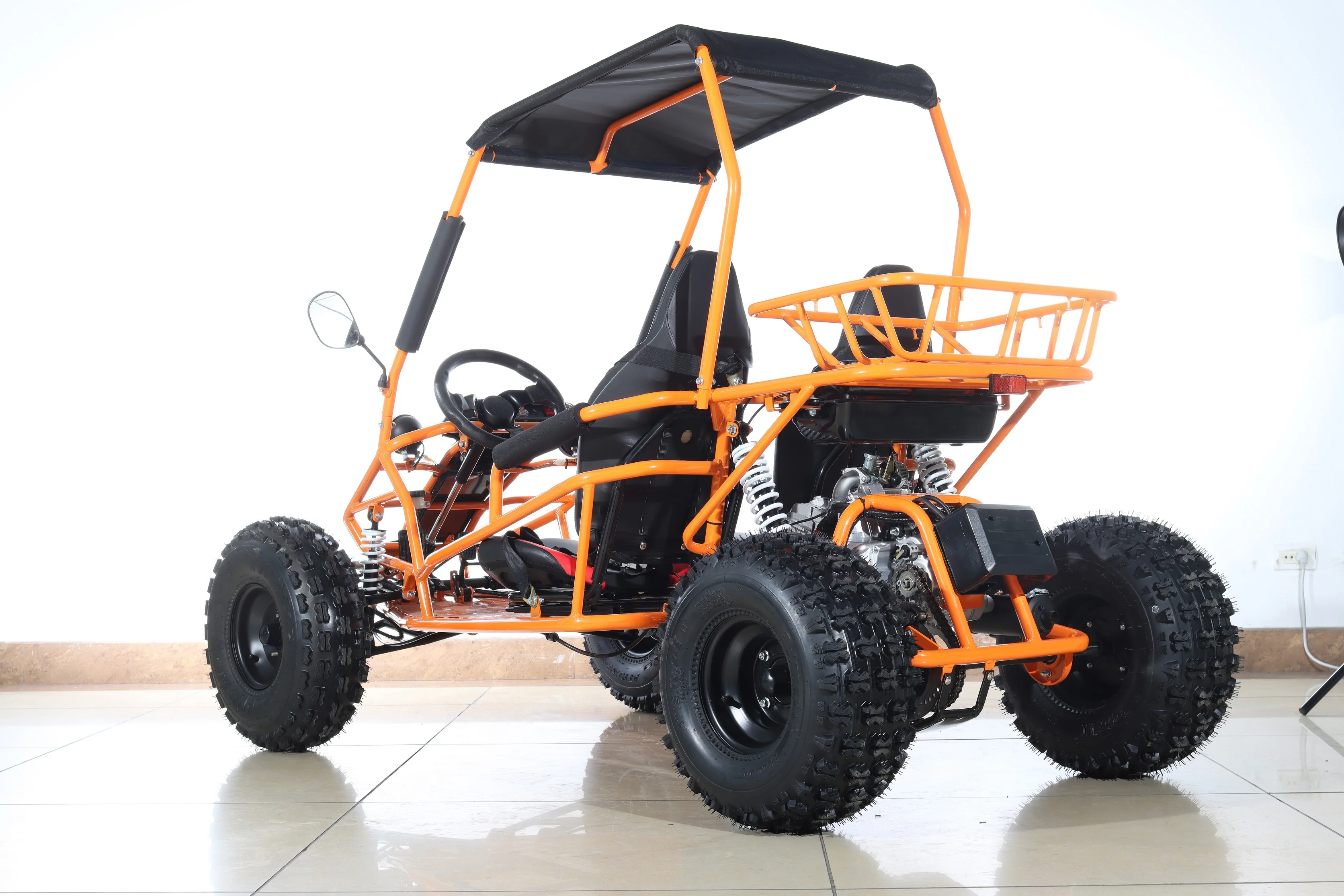 Free shipping! X-PRO Rover 125cc Go Kart with 3-Speed Semi-Automatic Transmission w/Reverse, LED Headlights, Big 19in/18in Wheels! - Image 15