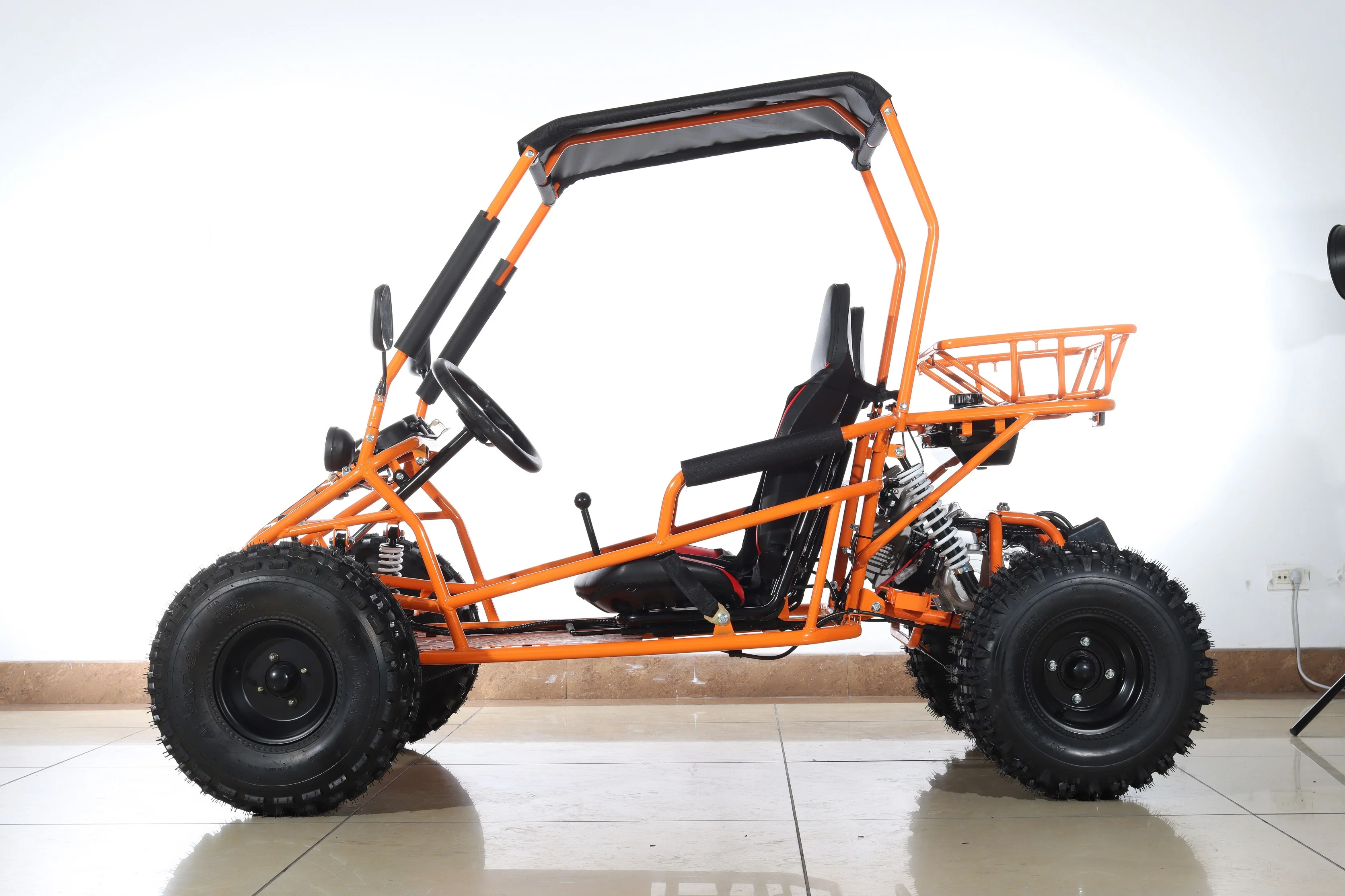 Free shipping! X-PRO Rover 125cc Go Kart with 3-Speed Semi-Automatic Transmission w/Reverse, LED Headlights, Big 19in/18in Wheels! - Image 16