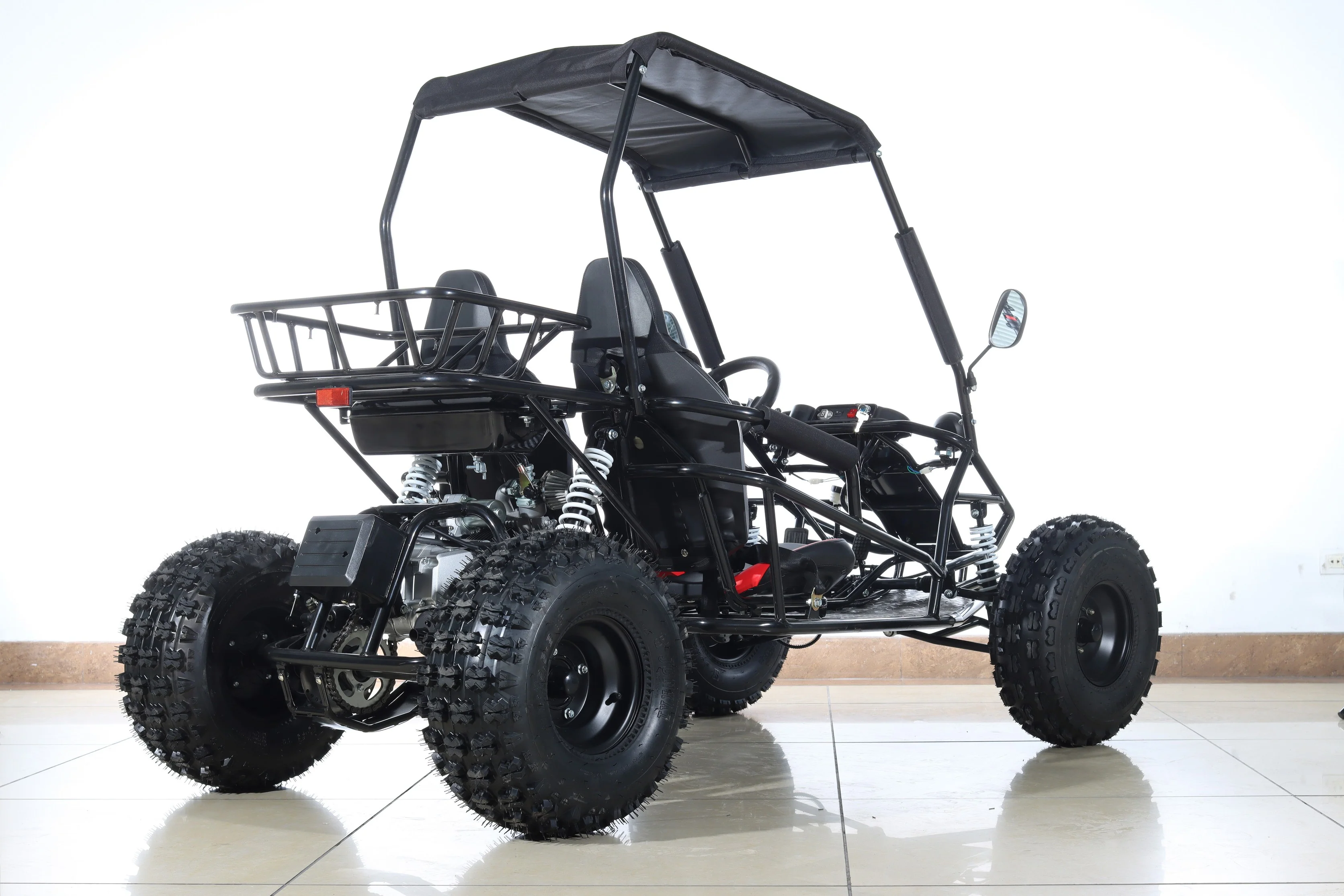 Free shipping! X-PRO Rover 125cc Go Kart with 3-Speed Semi-Automatic Transmission w/Reverse, LED Headlights, Big 19in/18in Wheels! - Image 29