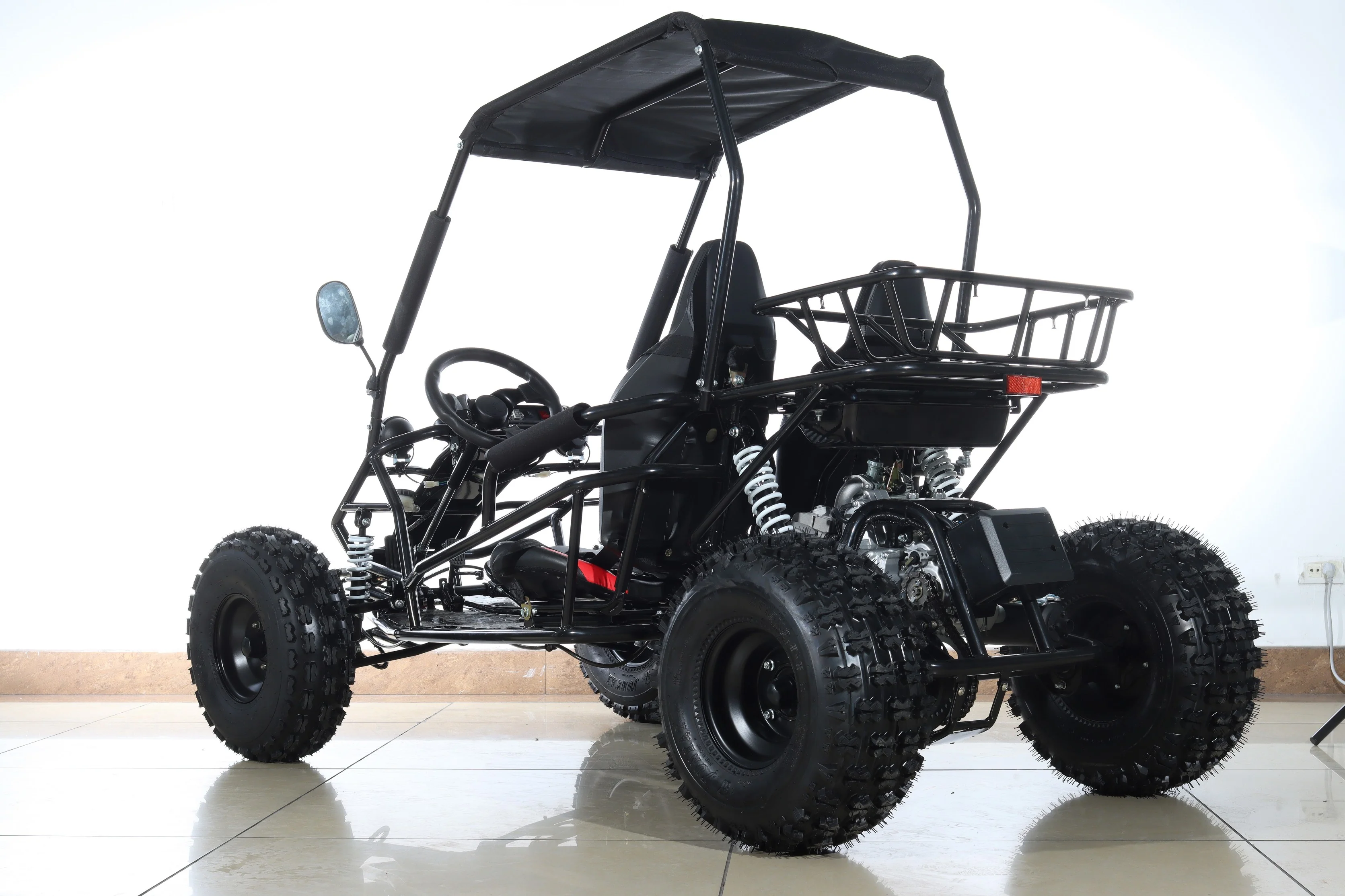 Free shipping! X-PRO Rover 125cc Go Kart with 3-Speed Semi-Automatic Transmission w/Reverse, LED Headlights, Big 19in/18in Wheels! - Image 31