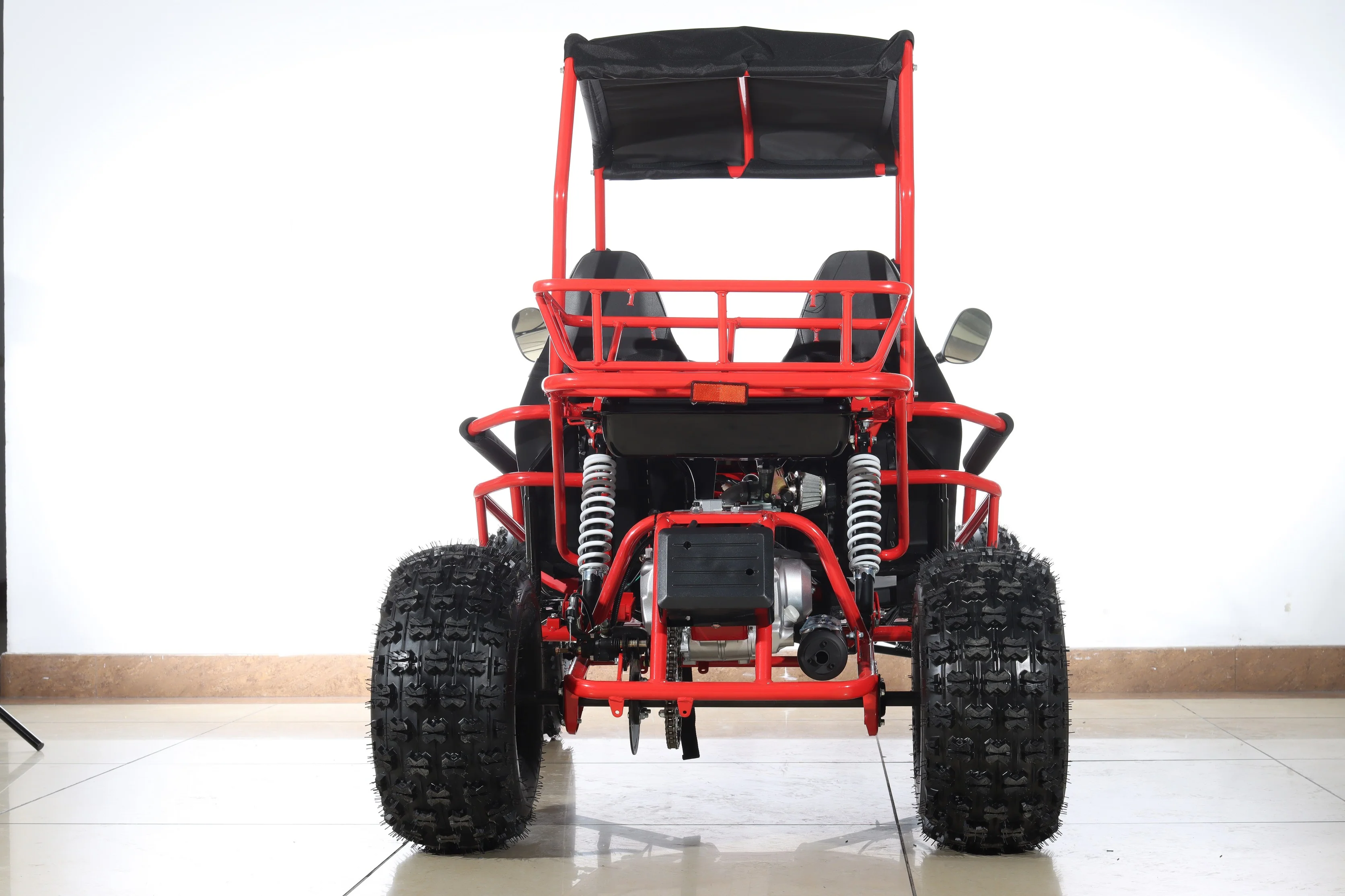 Free shipping! X-PRO Rover 125cc Go Kart with 3-Speed Semi-Automatic Transmission w/Reverse, LED Headlights, Big 19in/18in Wheels! - Image 6