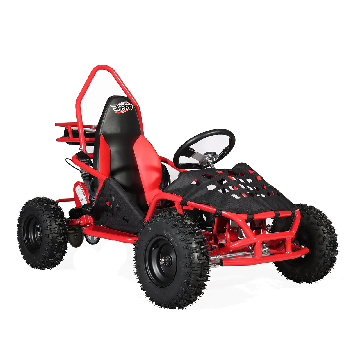 Free shipping! X-PRO Rover 50 49cc Go Kart with Pull Start, Rear Disc Brake, 6in Wheels! - Image 3