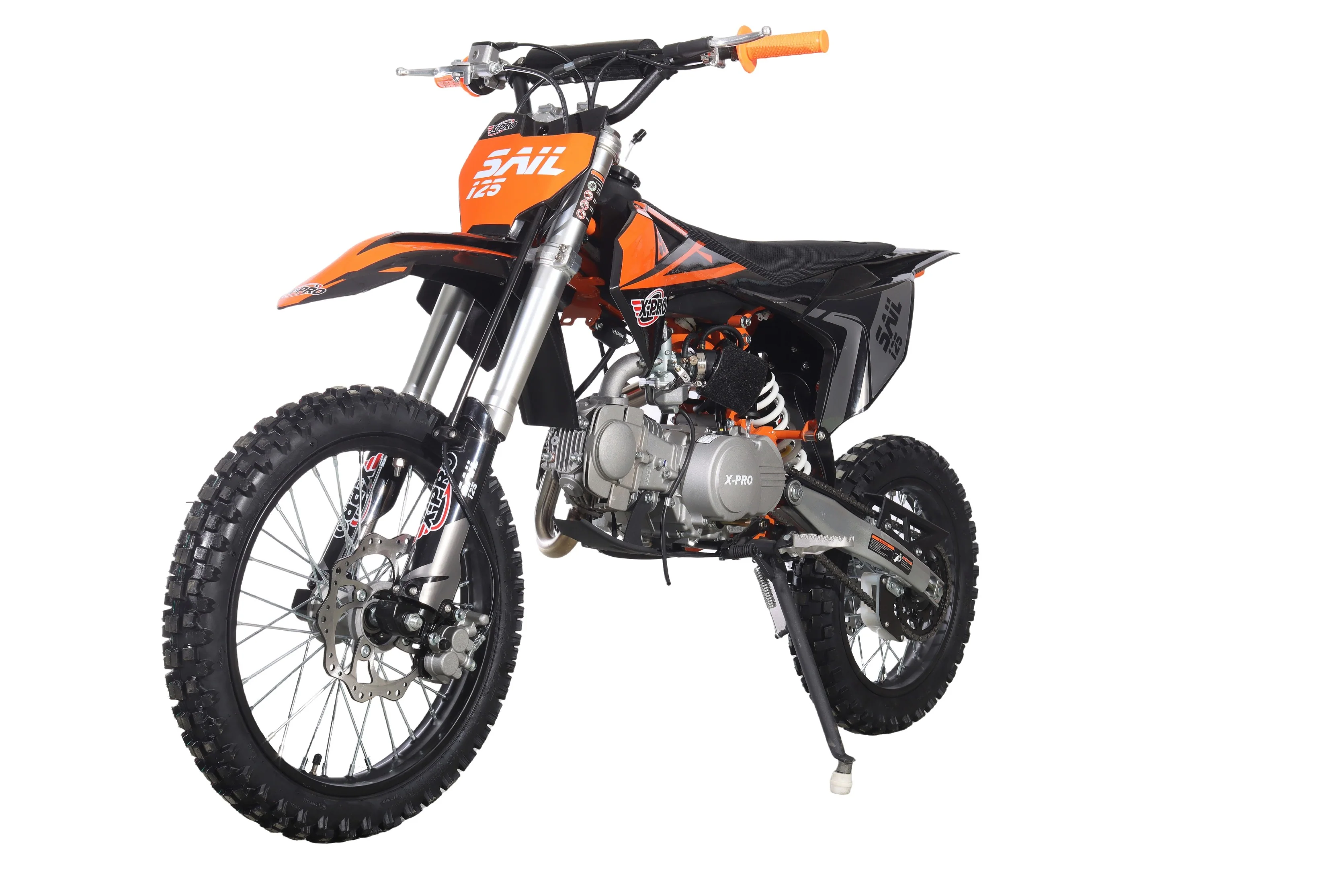 Free Shipping! X-PRO Sail 125 125cc Dirt Bike with 4-speed Manual Transmission! Kick Start, Big 17in/14in Tires! Zongshen Brand Engine! - Image 25