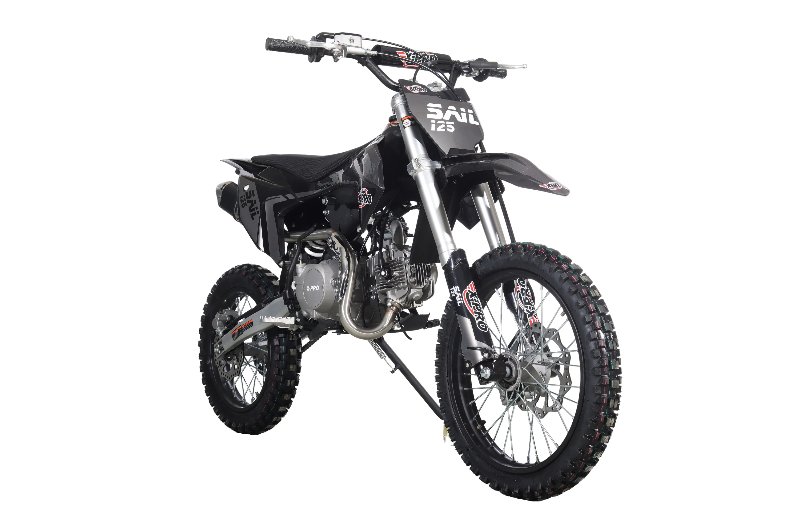 Free Shipping! X-PRO Sail 125 125cc Dirt Bike with 4-speed Manual Transmission! Kick Start, Big 17in/14in Tires! Zongshen Brand Engine! - Image 3