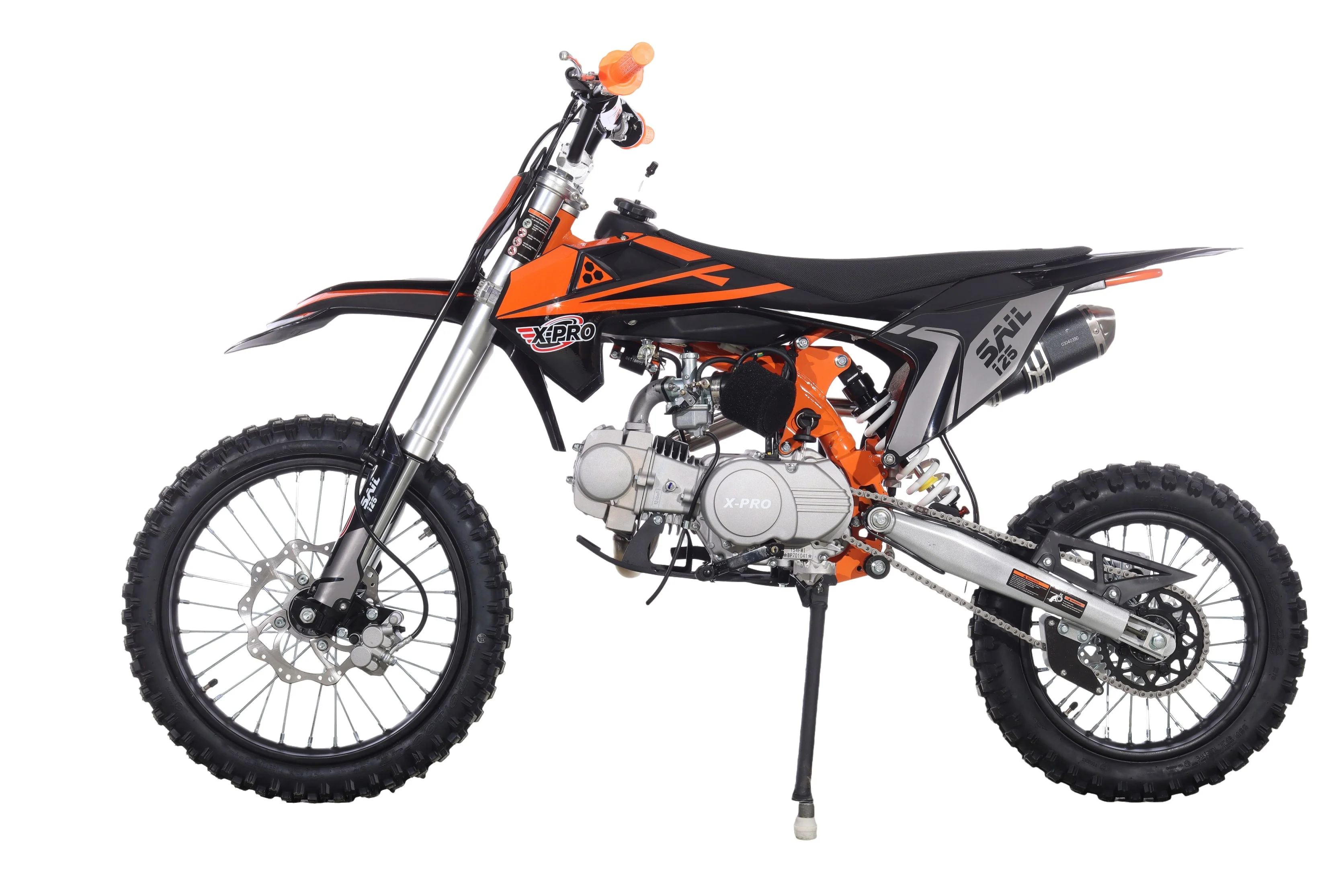 Free Shipping! X-PRO Sail 125 125cc Dirt Bike with 4-speed Manual Transmission! Kick Start, Big 17in/14in Tires! Zongshen Brand Engine! - Image 32