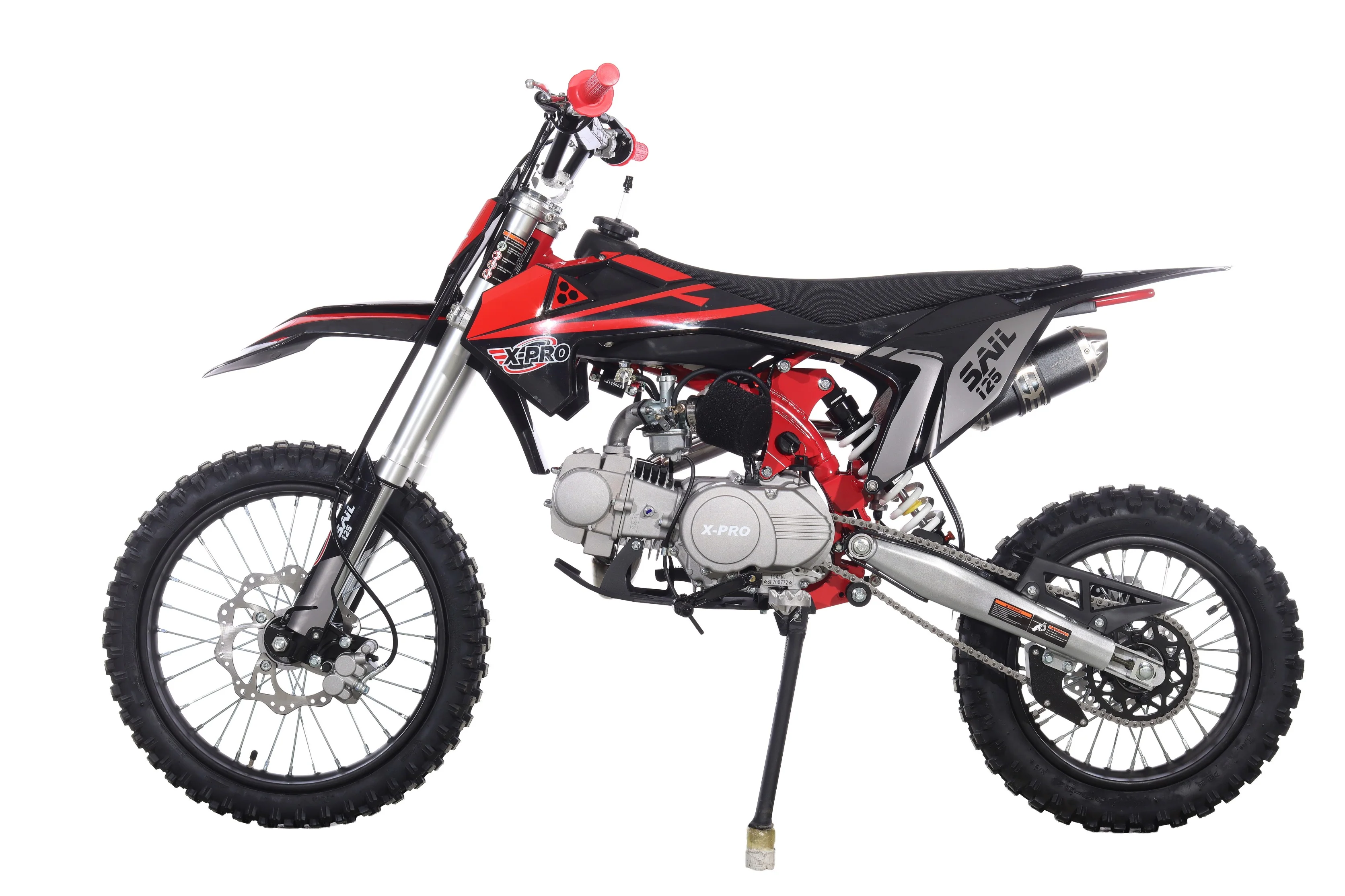Free Shipping! X-PRO Sail 125 125cc Dirt Bike with 4-speed Manual Transmission! Kick Start, Big 17in/14in Tires! Zongshen Brand Engine! - Image 40