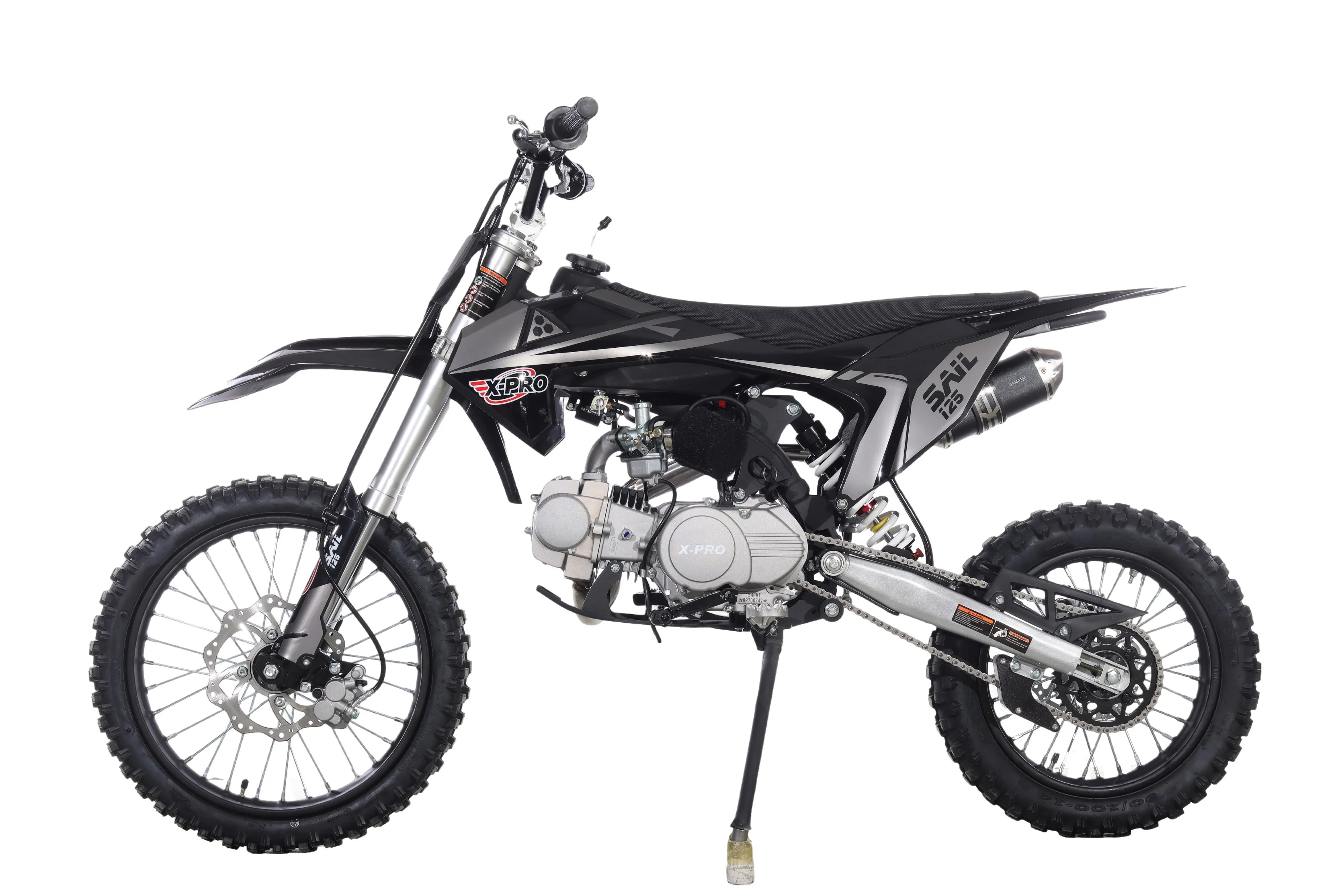 Free Shipping! X-PRO Sail 125 125cc Dirt Bike with 4-speed Manual Transmission! Kick Start, Big 17in/14in Tires! Zongshen Brand Engine! - Image 8
