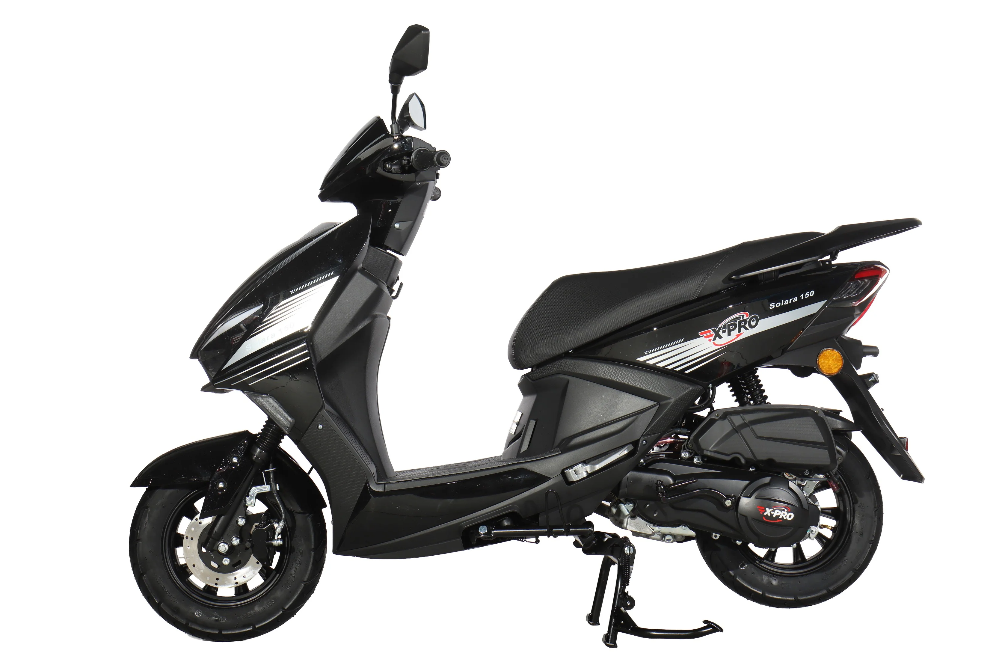 Free Shipping! X-PRO Solara 150cc Moped Scooter with 10" Wheels! Electric/Kick Start, Large LED Headlights! - Image 11