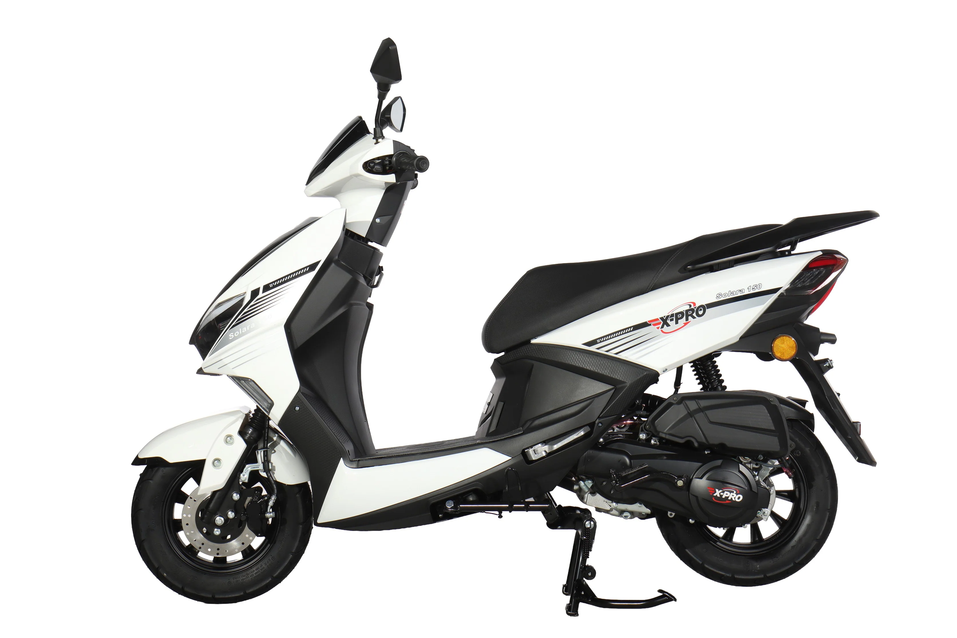 Free Shipping! X-PRO Solara 150cc Moped Scooter with 10" Wheels! Electric/Kick Start, Large LED Headlights! - Image 18